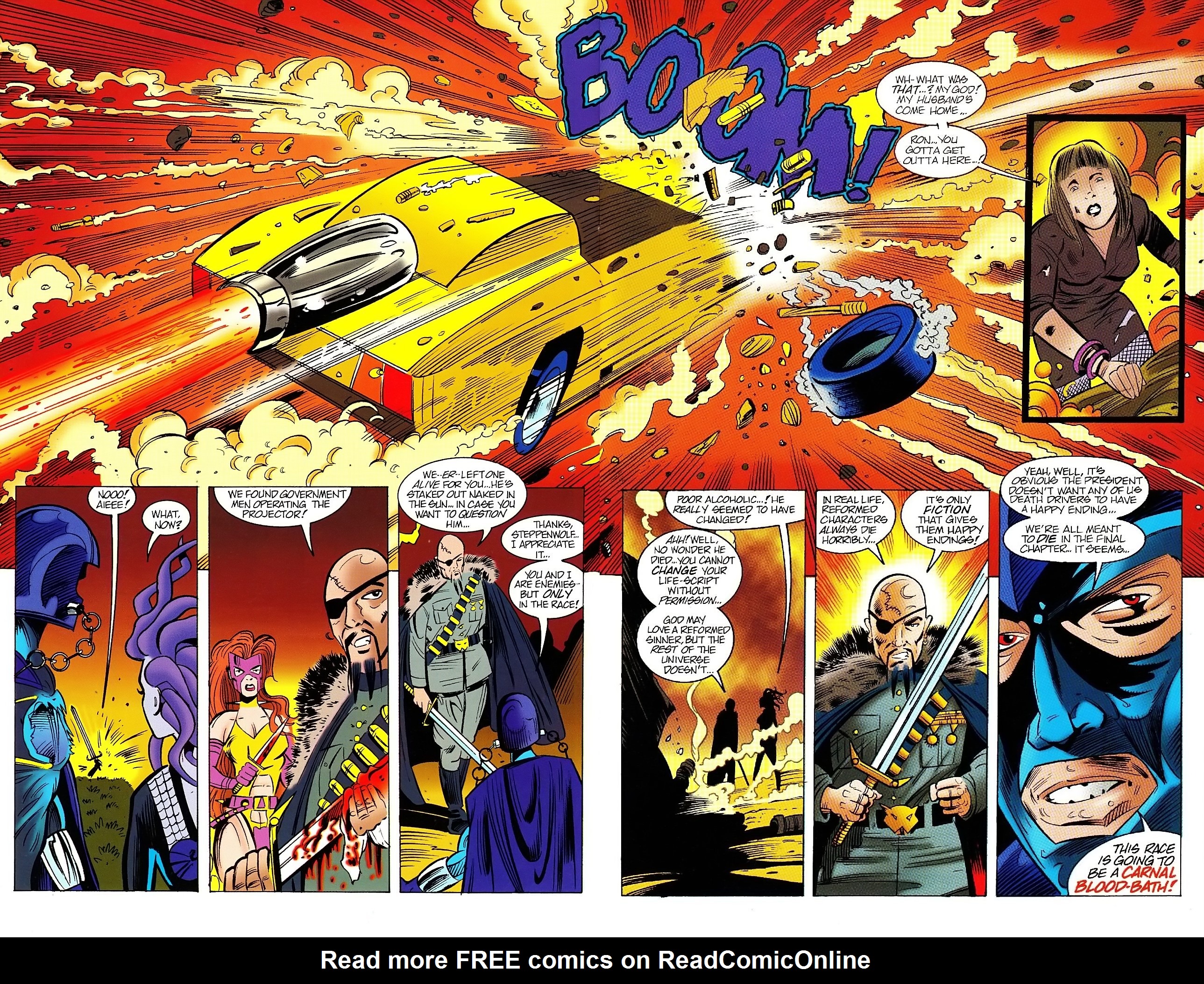 Read online Death Race 2020 comic -  Issue #5 - 22