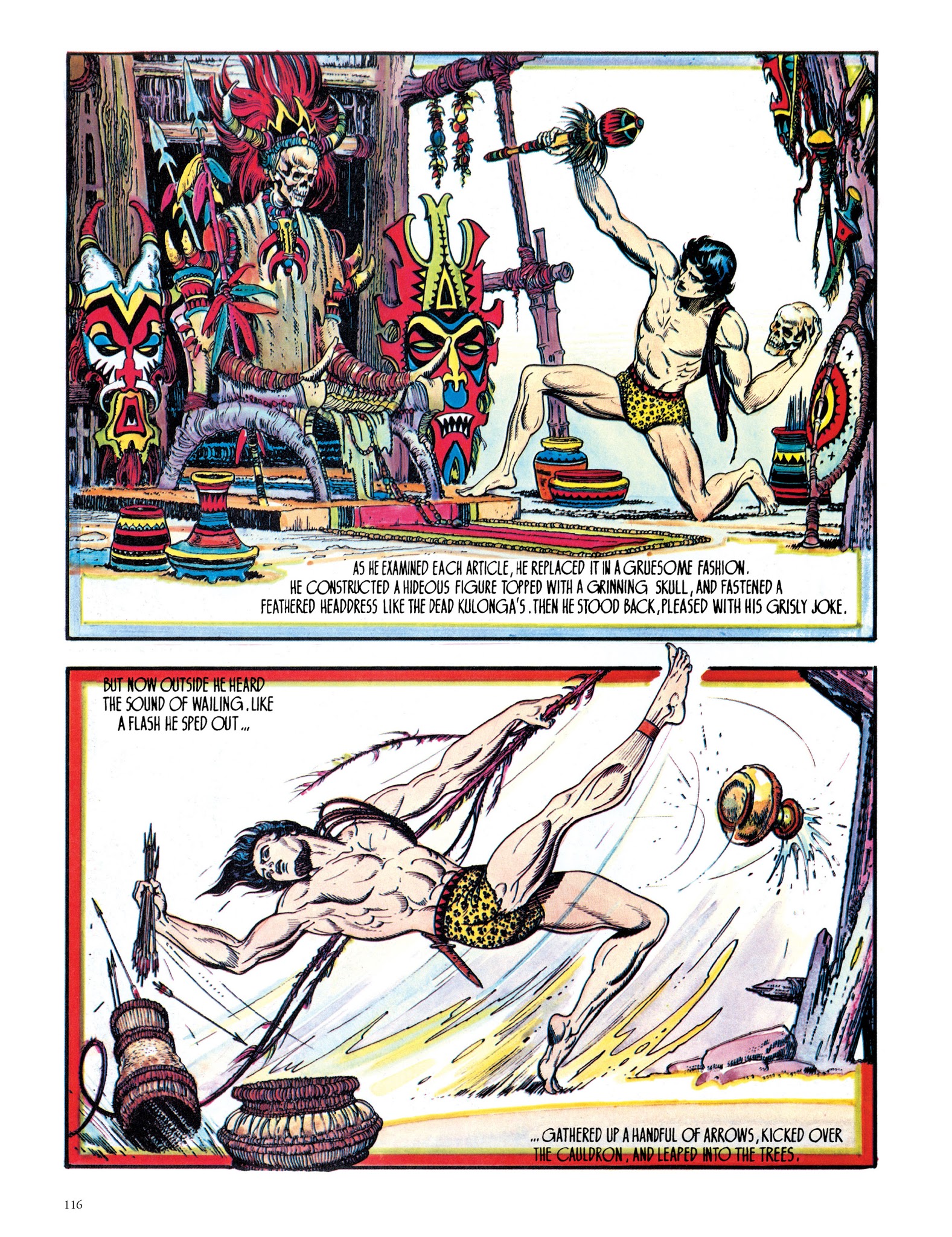 Read online Edgar Rice Burroughs' Tarzan: Burne Hogarth's Lord of the Jungle comic -  Issue # TPB - 116