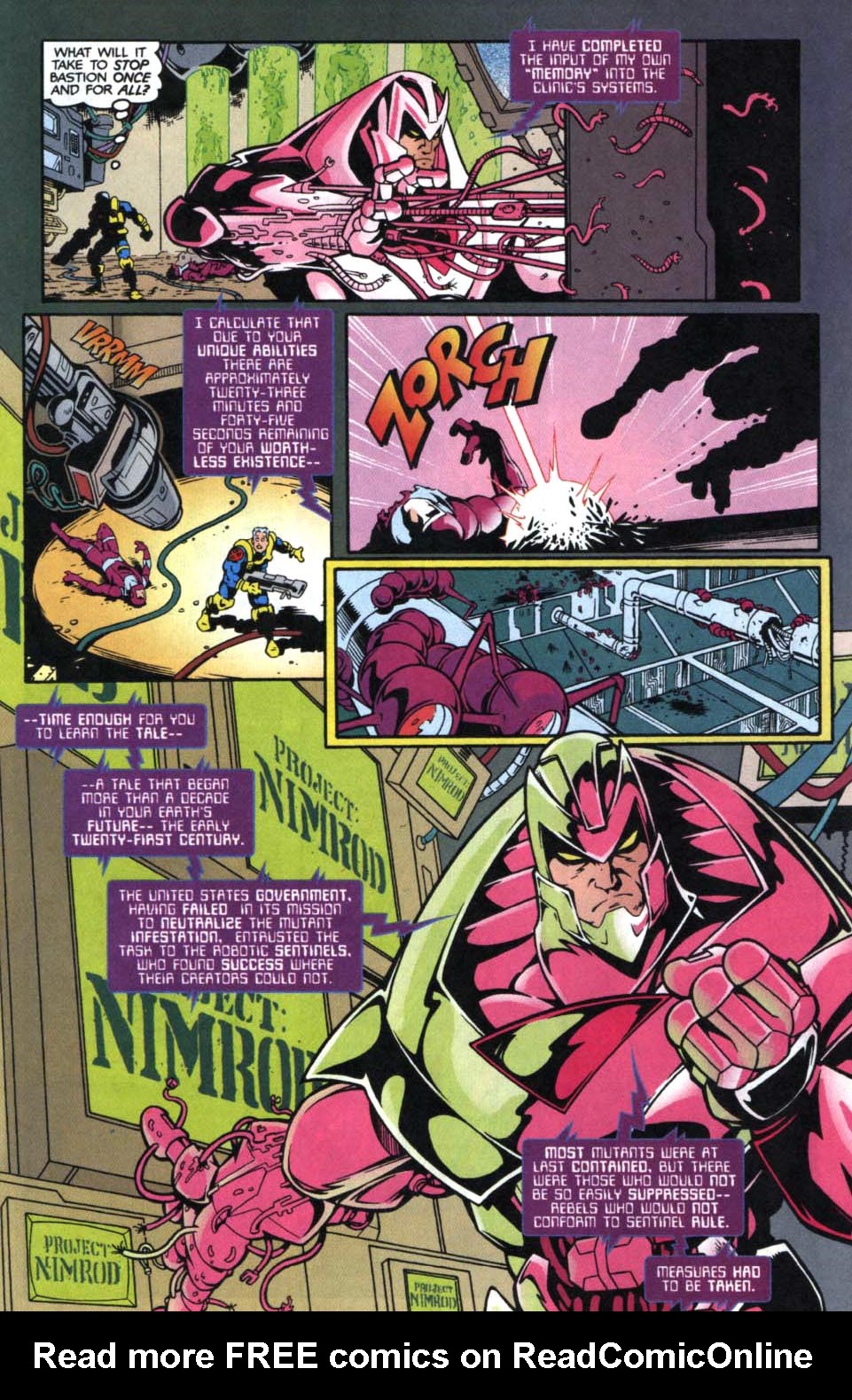 Read online Machine Man/Bastion '98 comic -  Issue # Full - 12