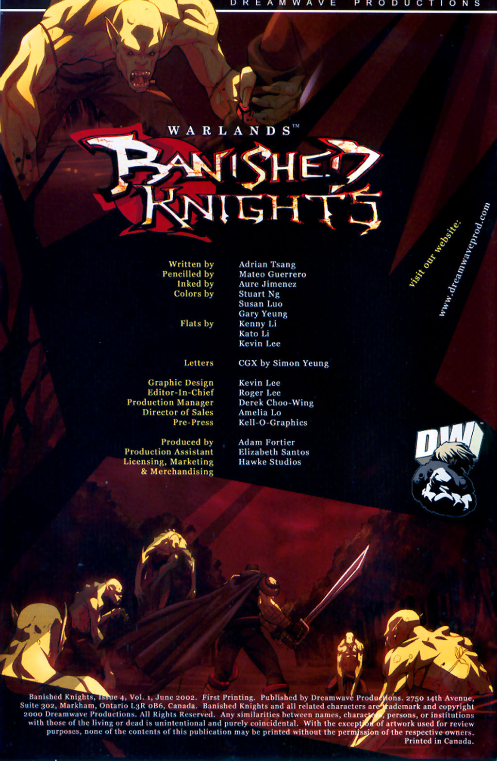 Read online Banished Knights comic -  Issue #4 - 2