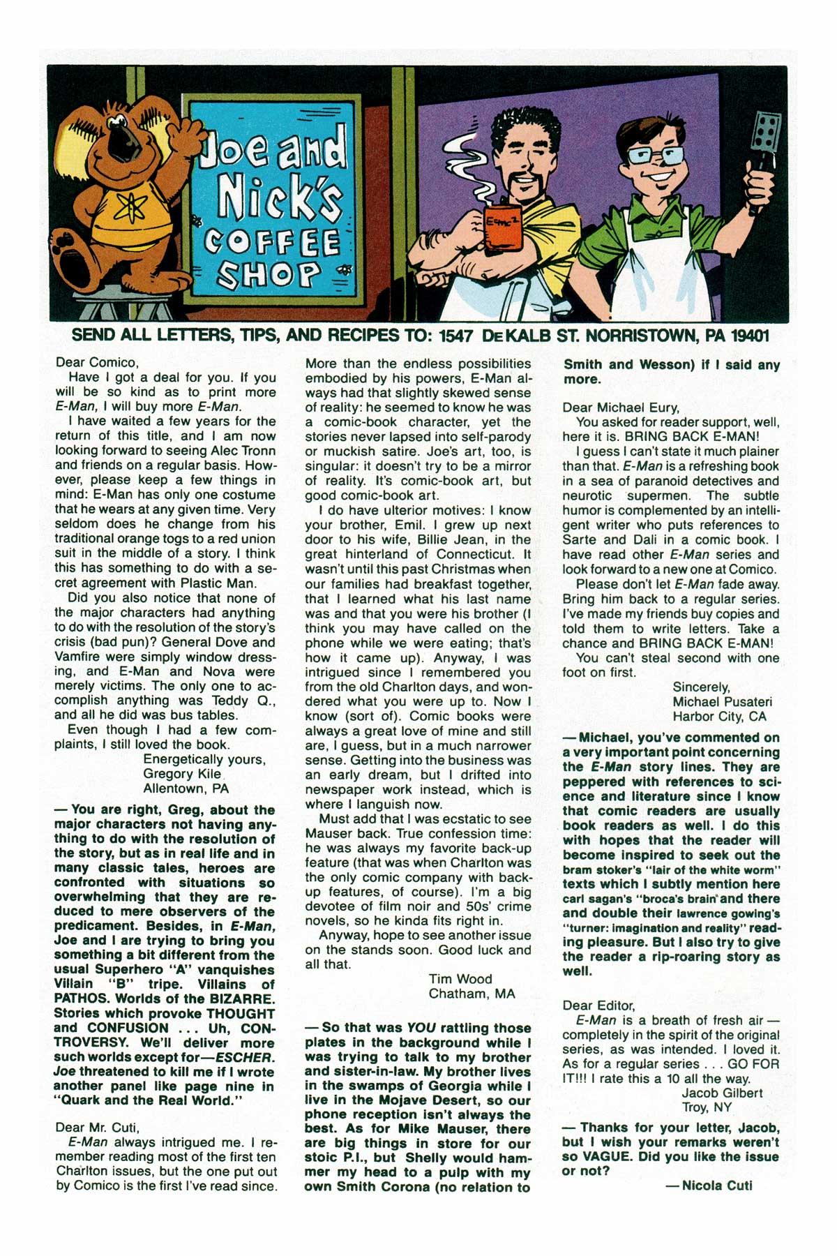Read online E-Man (1989) comic -  Issue #1 - 30