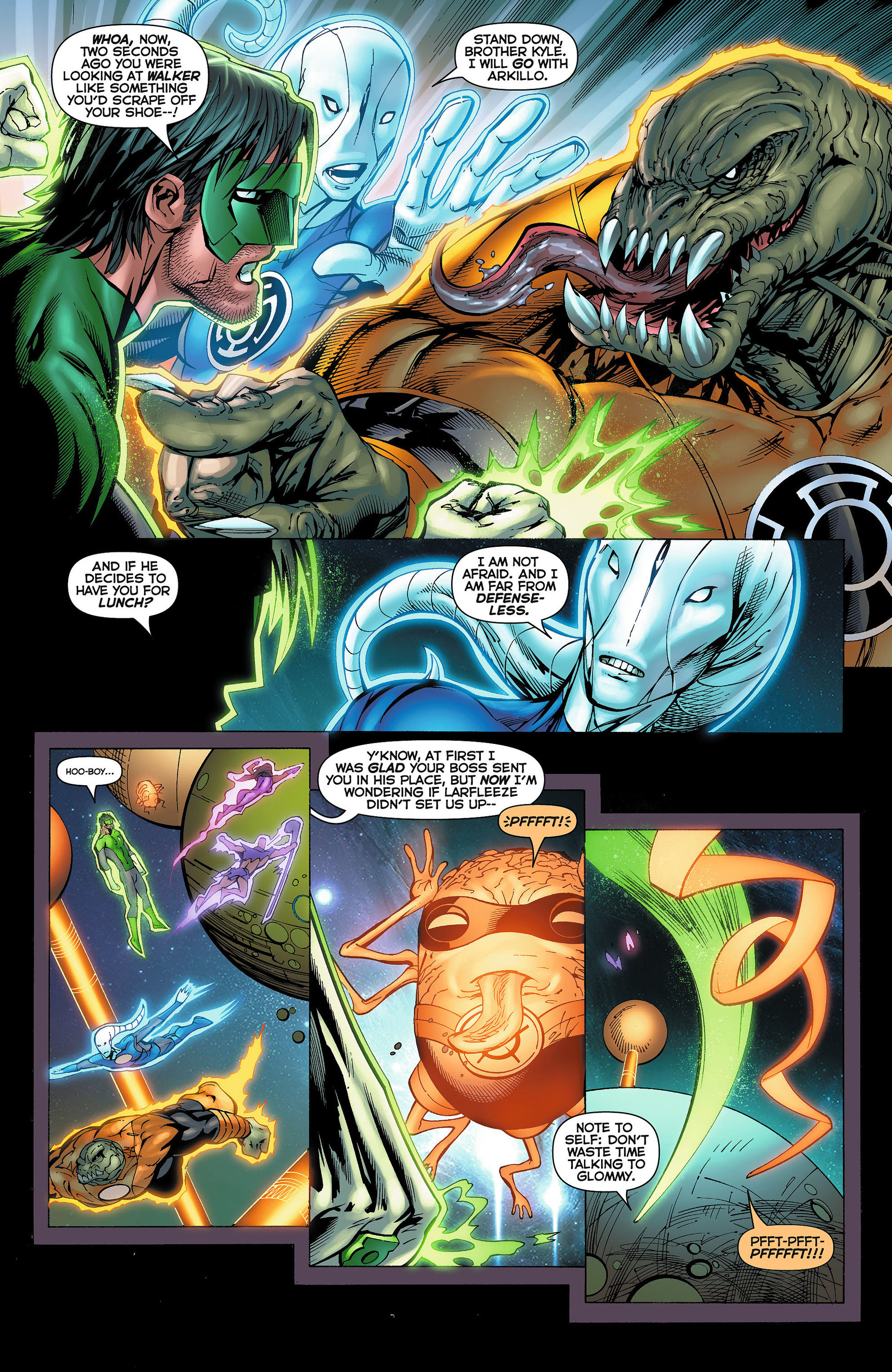 Read online Green Lantern: New Guardians comic -  Issue #5 - 7