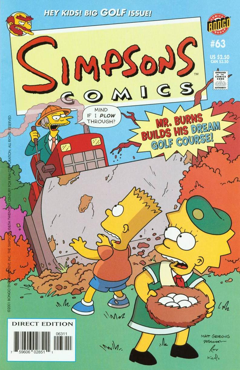 Read online Simpsons Comics comic -  Issue #63 - 1