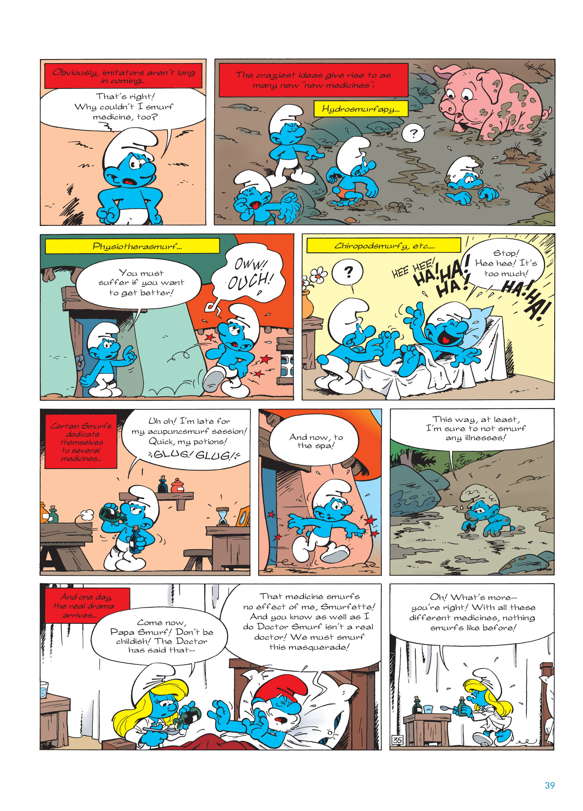 Read online The Smurfs comic -  Issue #20 - 39