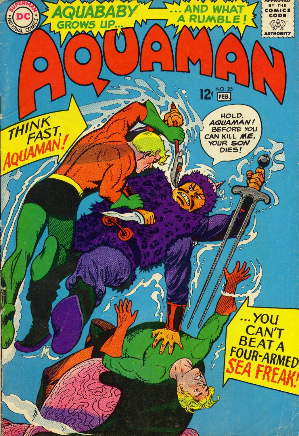 Read online Aquaman (1962) comic -  Issue #25 - 1