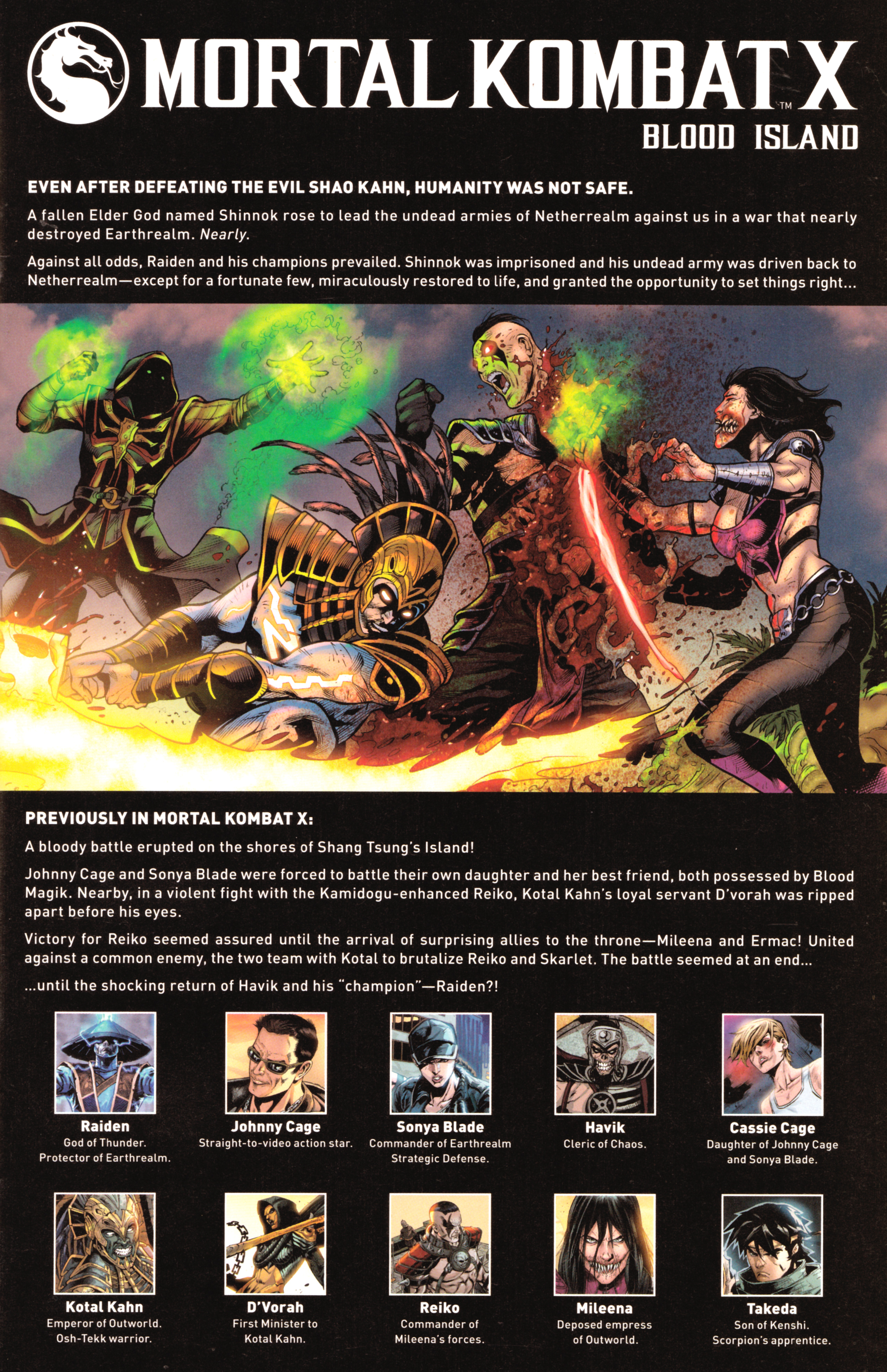 Read online Mortal Kombat X [II] comic -  Issue #10 - 3