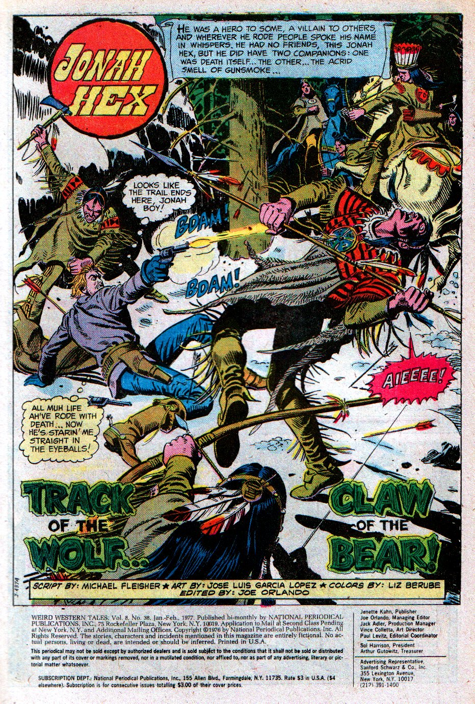Read online Weird Western Tales (1972) comic -  Issue #38 - 2