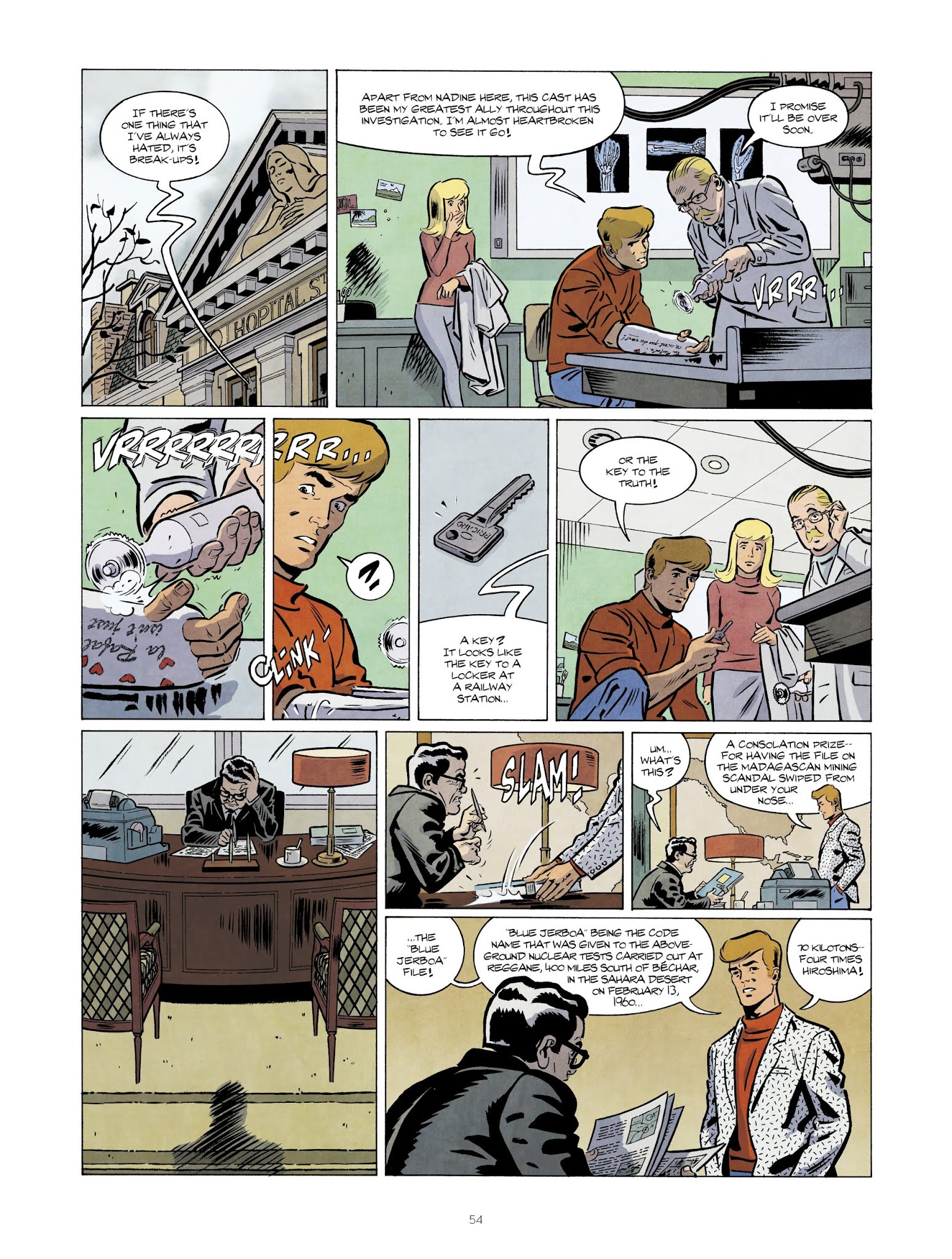 Read online The Mighty Return of Ric Hochet comic -  Issue #2 - 54