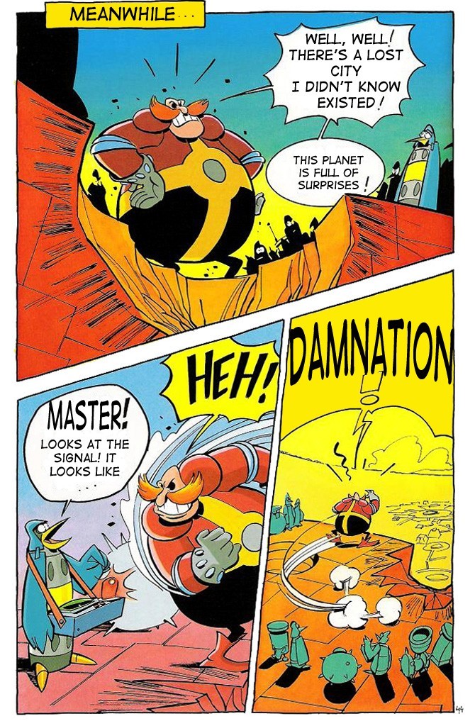 Read online Sonic Adventures: Dans Les Griffes De Robotnik comic -  Issue # Full - 47