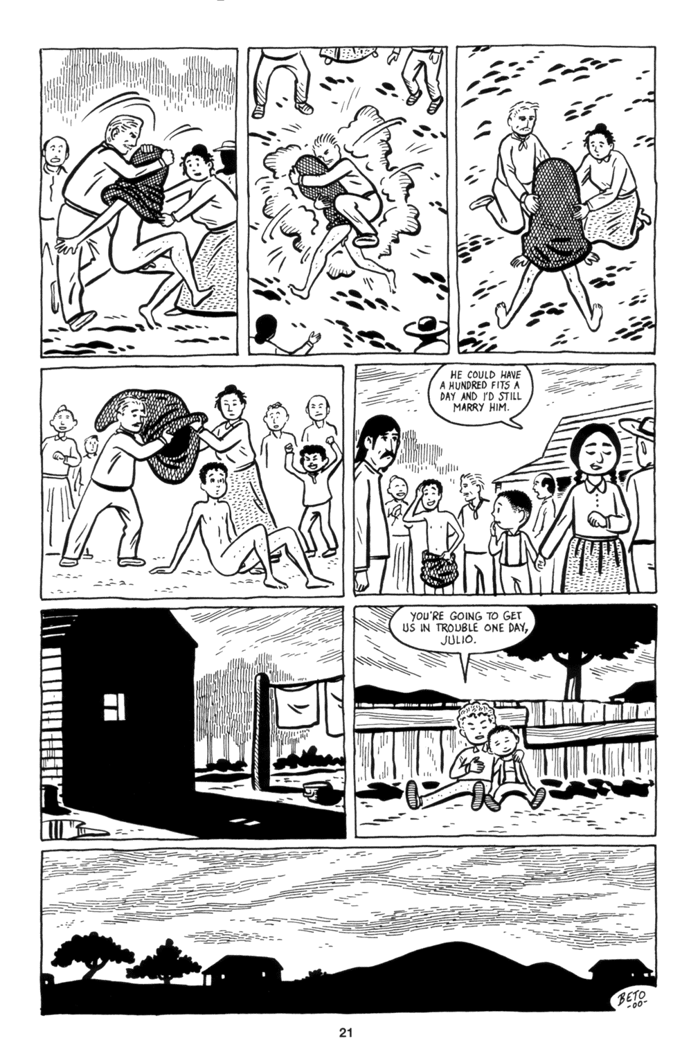 Read online Love and Rockets (2001) comic -  Issue #1 - 23