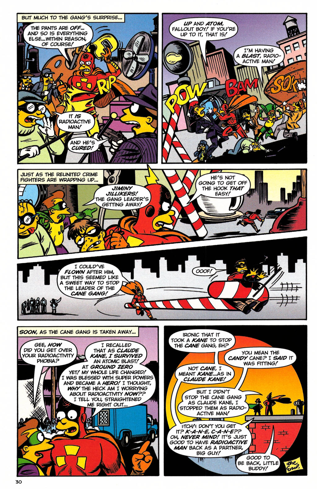 Read online Bongo Comics Presents Simpsons Super Spectacular comic -  Issue #4 - 32
