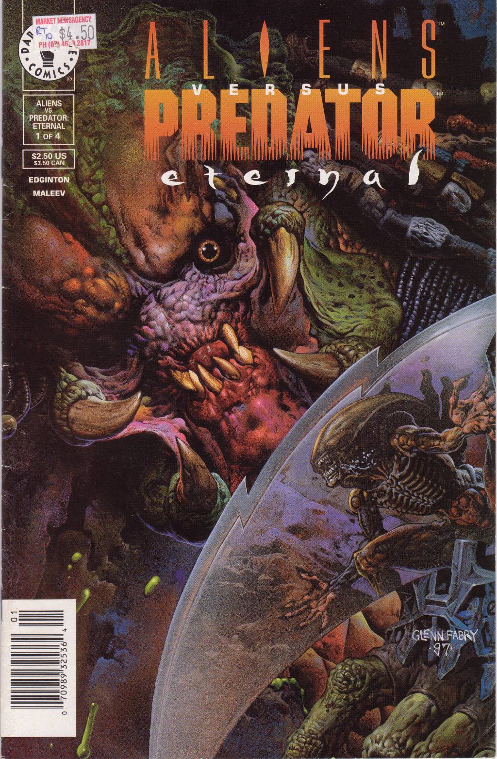Read online Aliens vs. Predator: Eternal comic -  Issue #1 - 1