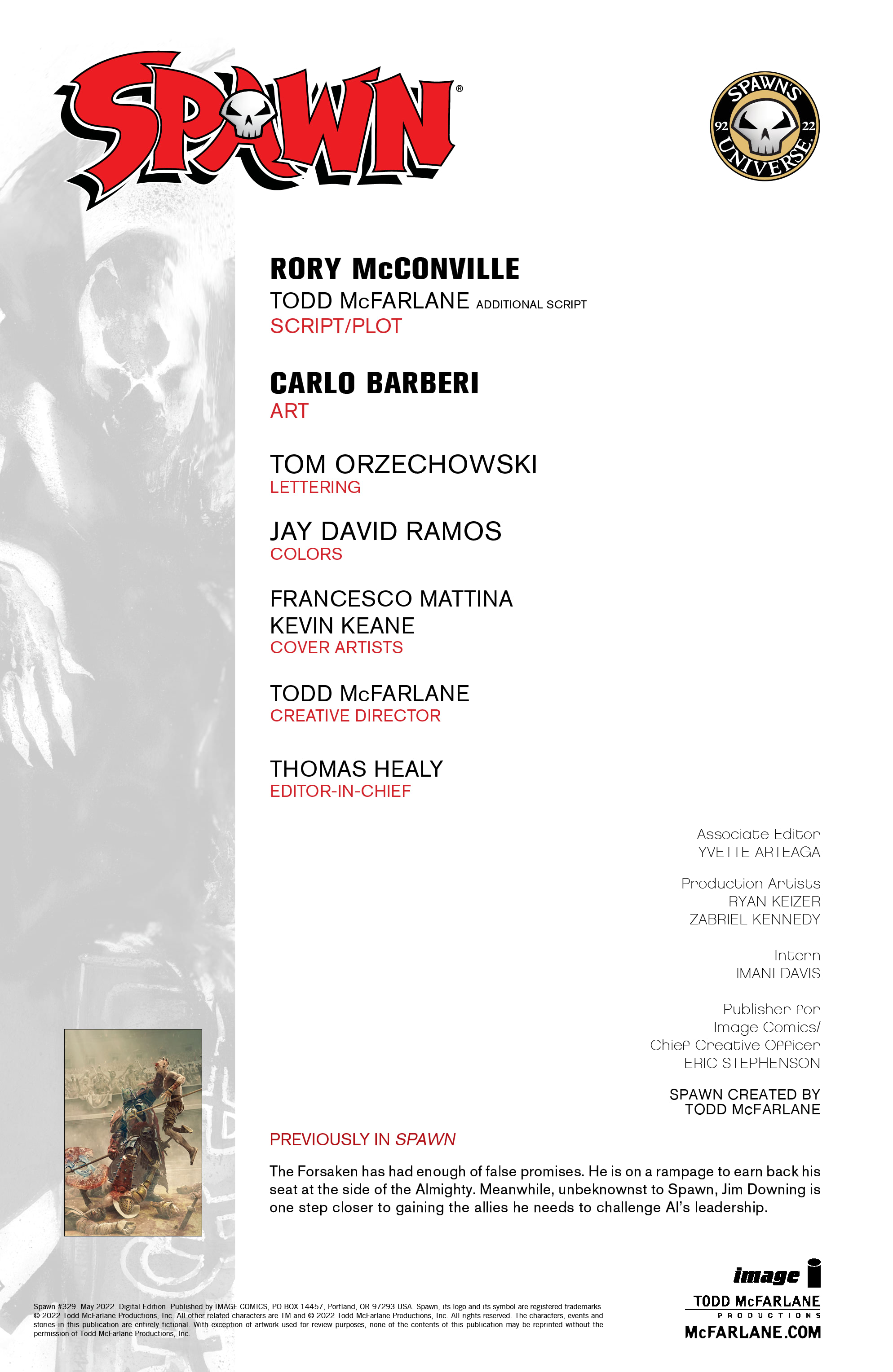 Read online Spawn comic -  Issue #329 - 3