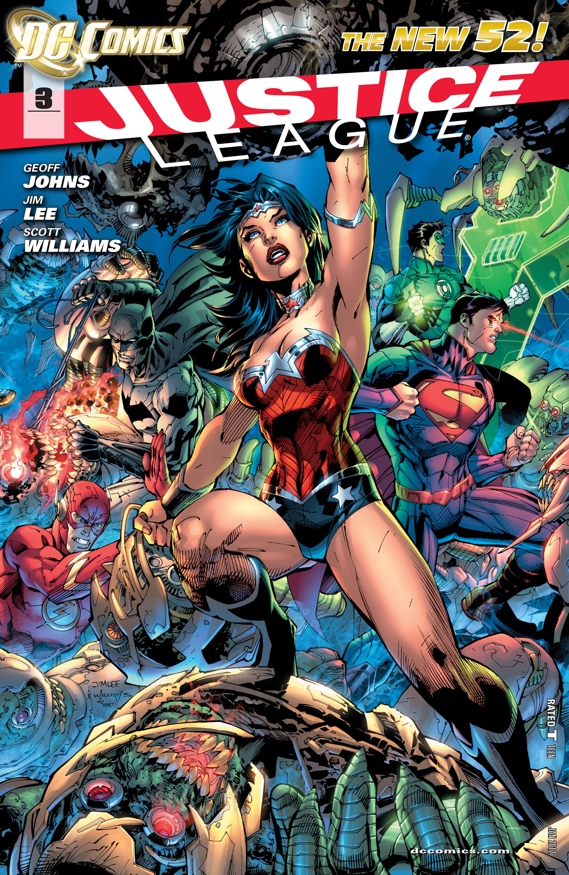 Read online Justice League (2011) comic -  Issue #3 - 1