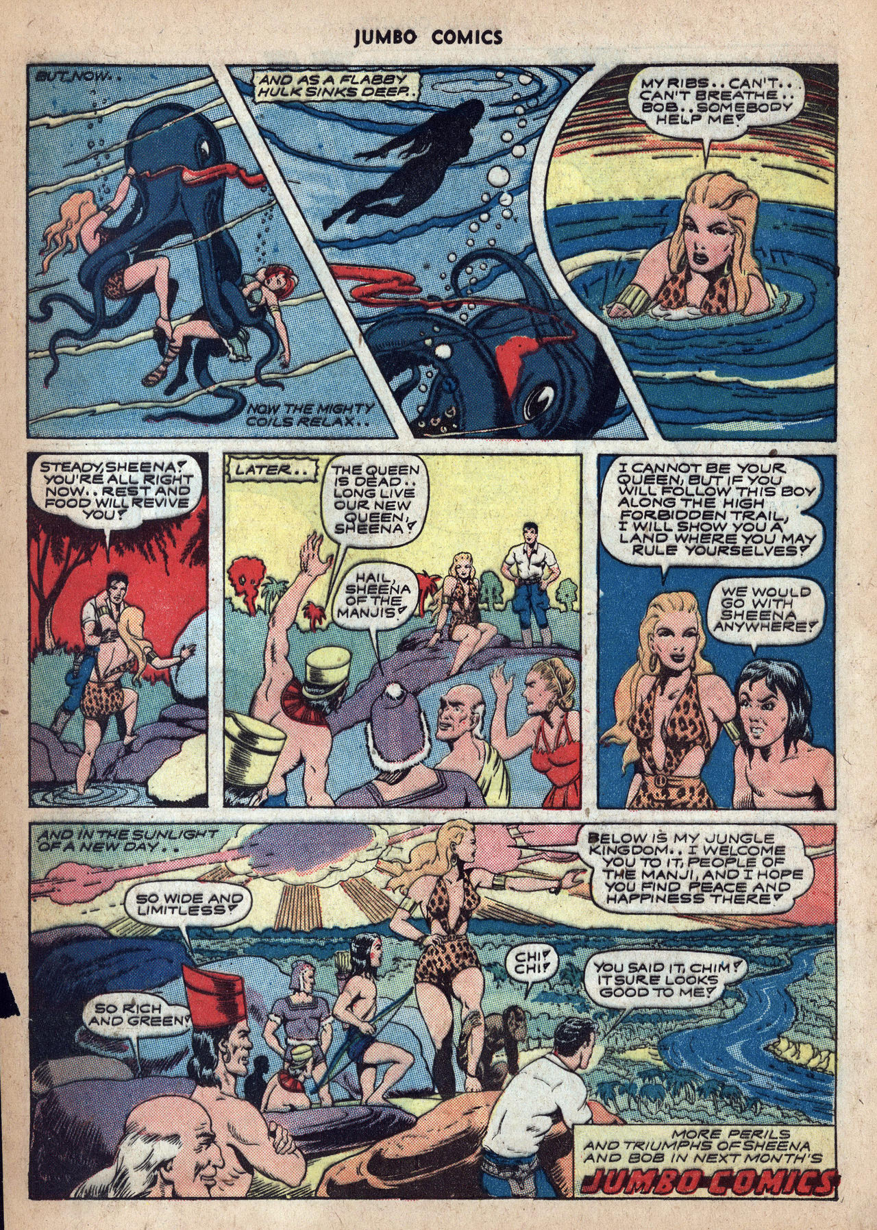 Read online Jumbo Comics comic -  Issue #54 - 14