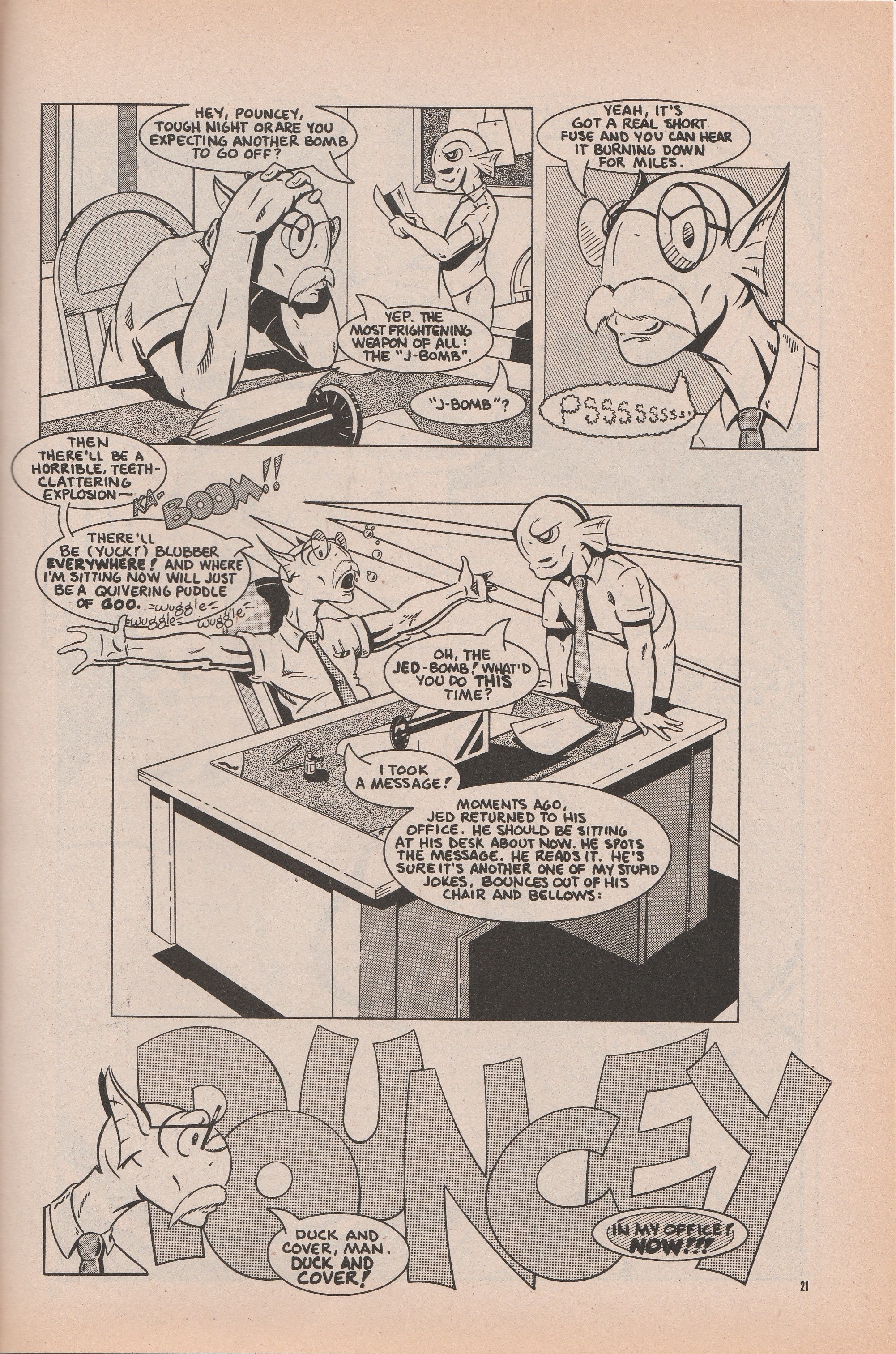 Read online The Fish Police comic -  Issue #10 - 22
