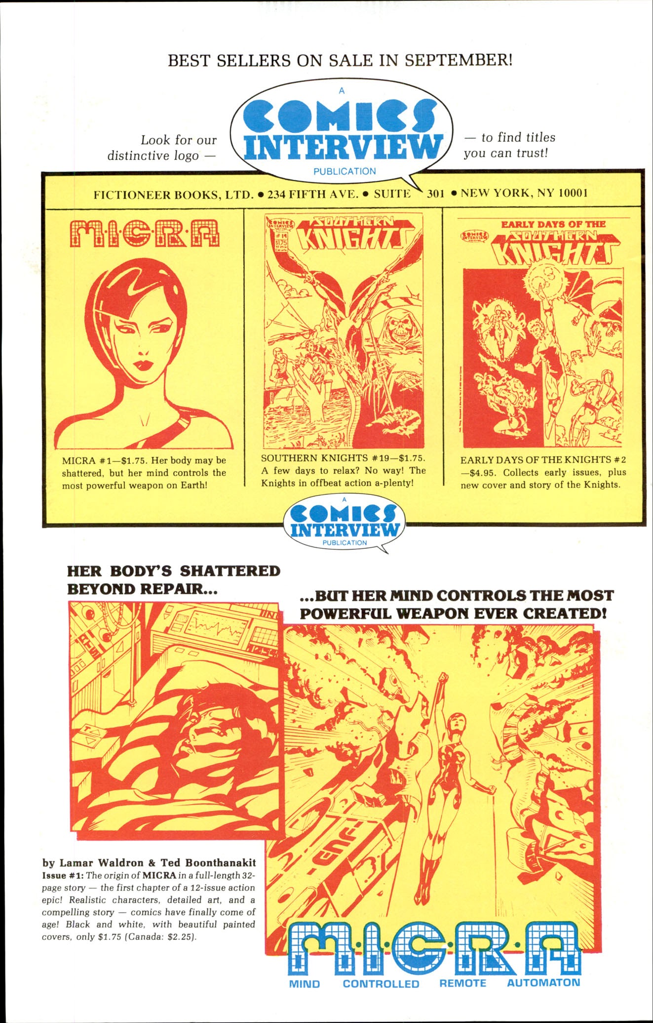 Read online MICRA: Mind Controlled Remote Automaton comic -  Issue #1 - 2