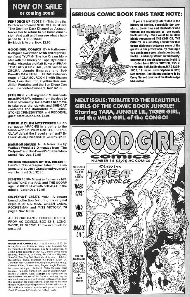 Read online Good Girl Art Quarterly comic -  Issue #17 - 2