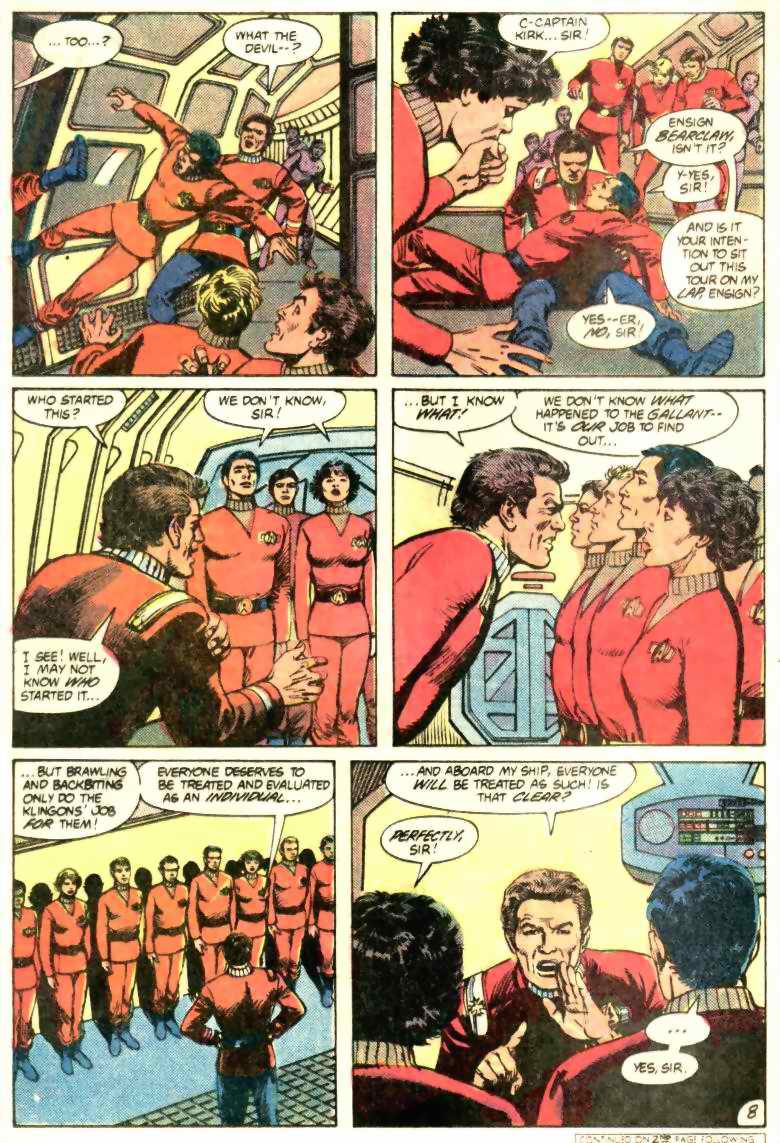Read online Star Trek (1984) comic -  Issue #1 - 9