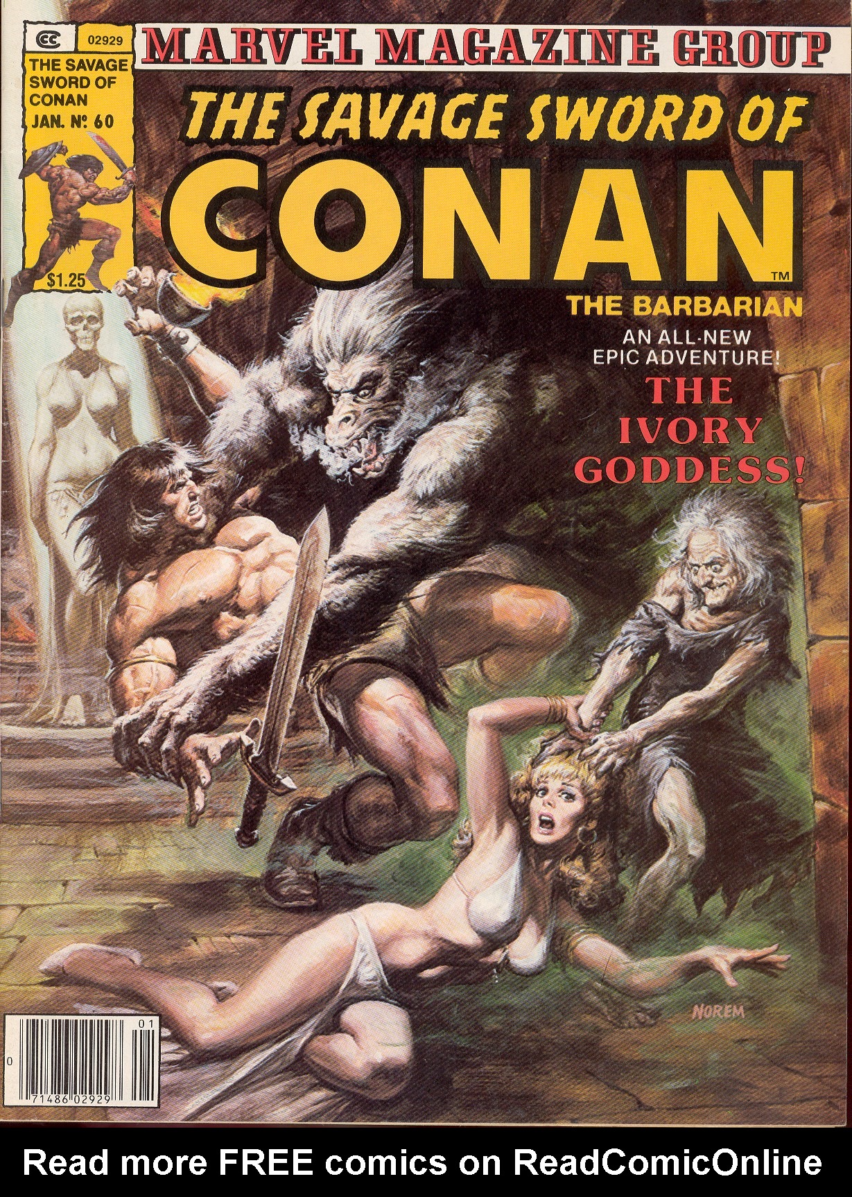 Read online The Savage Sword Of Conan comic -  Issue #60 - 1