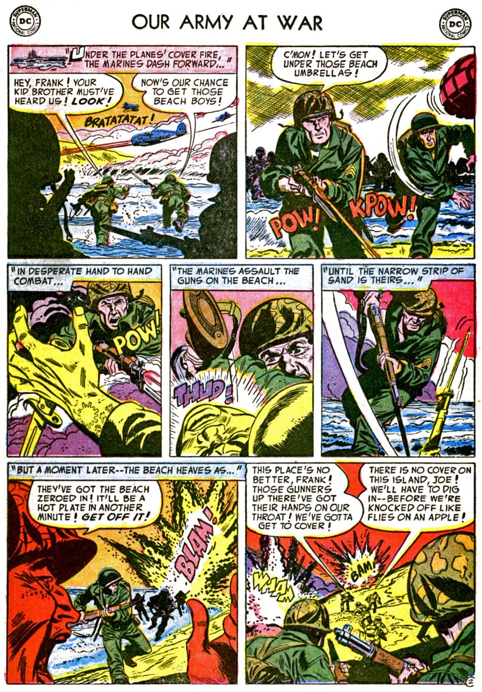 Read online Our Army at War (1952) comic -  Issue #21 - 18