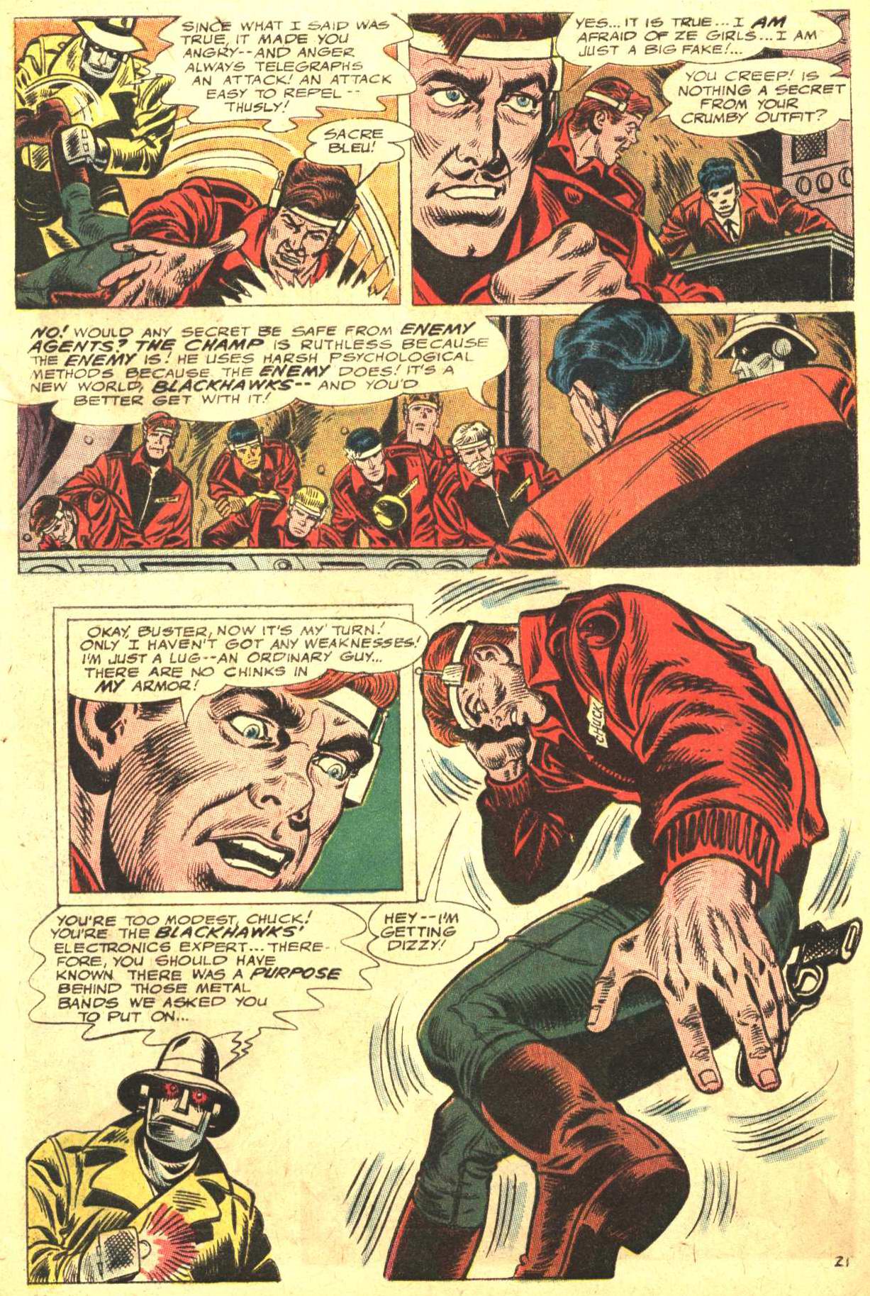 Read online Blackhawk (1957) comic -  Issue #228 - 24