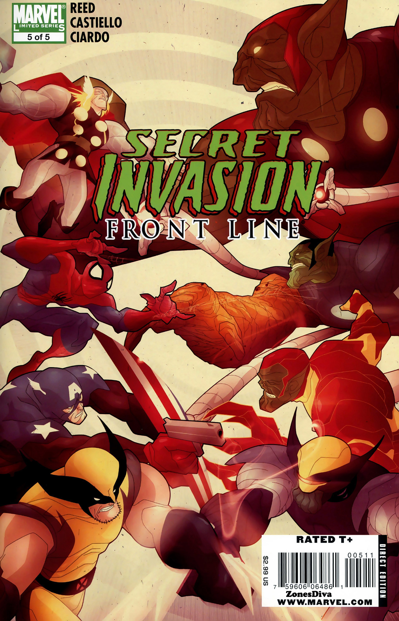 Read online Secret Invasion: Front Line comic -  Issue #5 - 1