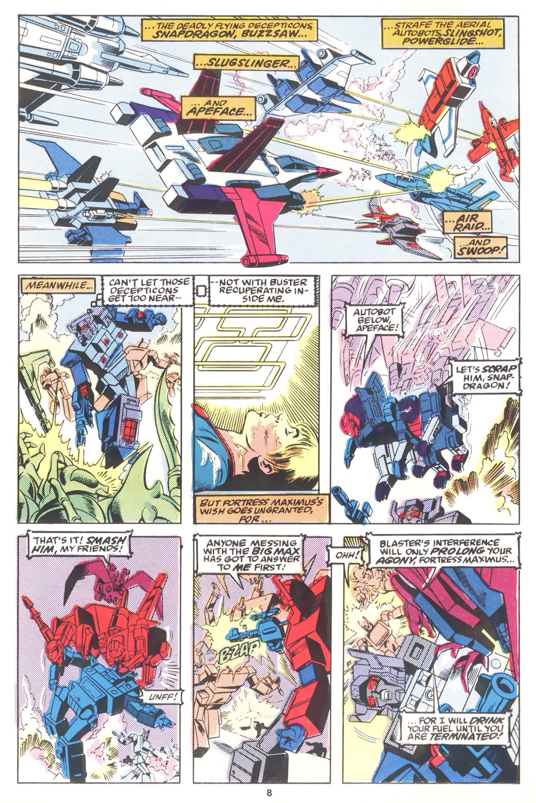 Read online The Transformers (UK) comic -  Issue #208 - 8