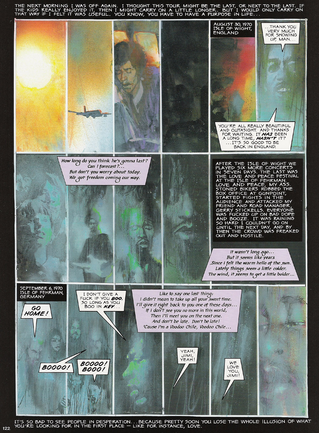 Voodoo Child - The Illustrated Legend of Jimi Hendrix issue TPB - Page 125