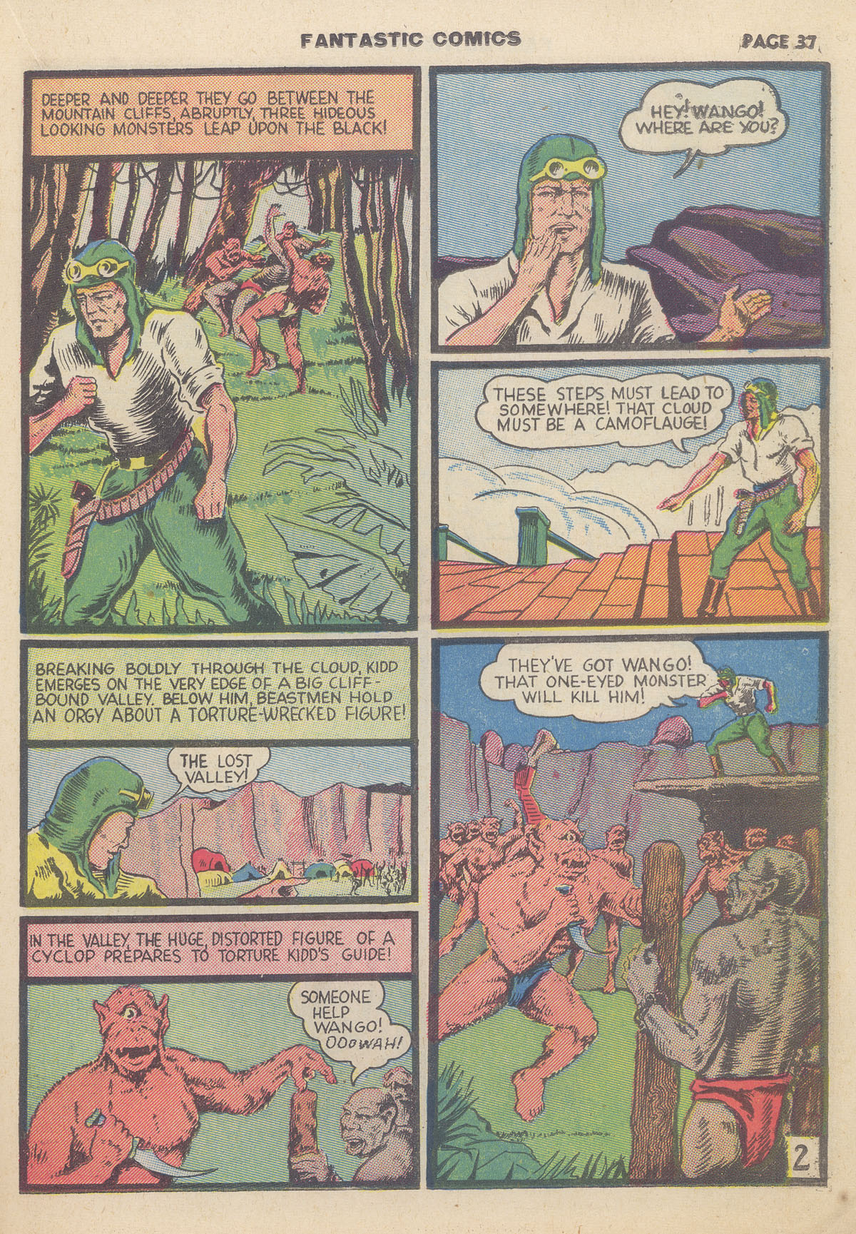 Read online Fantastic Comics comic -  Issue #9 - 38