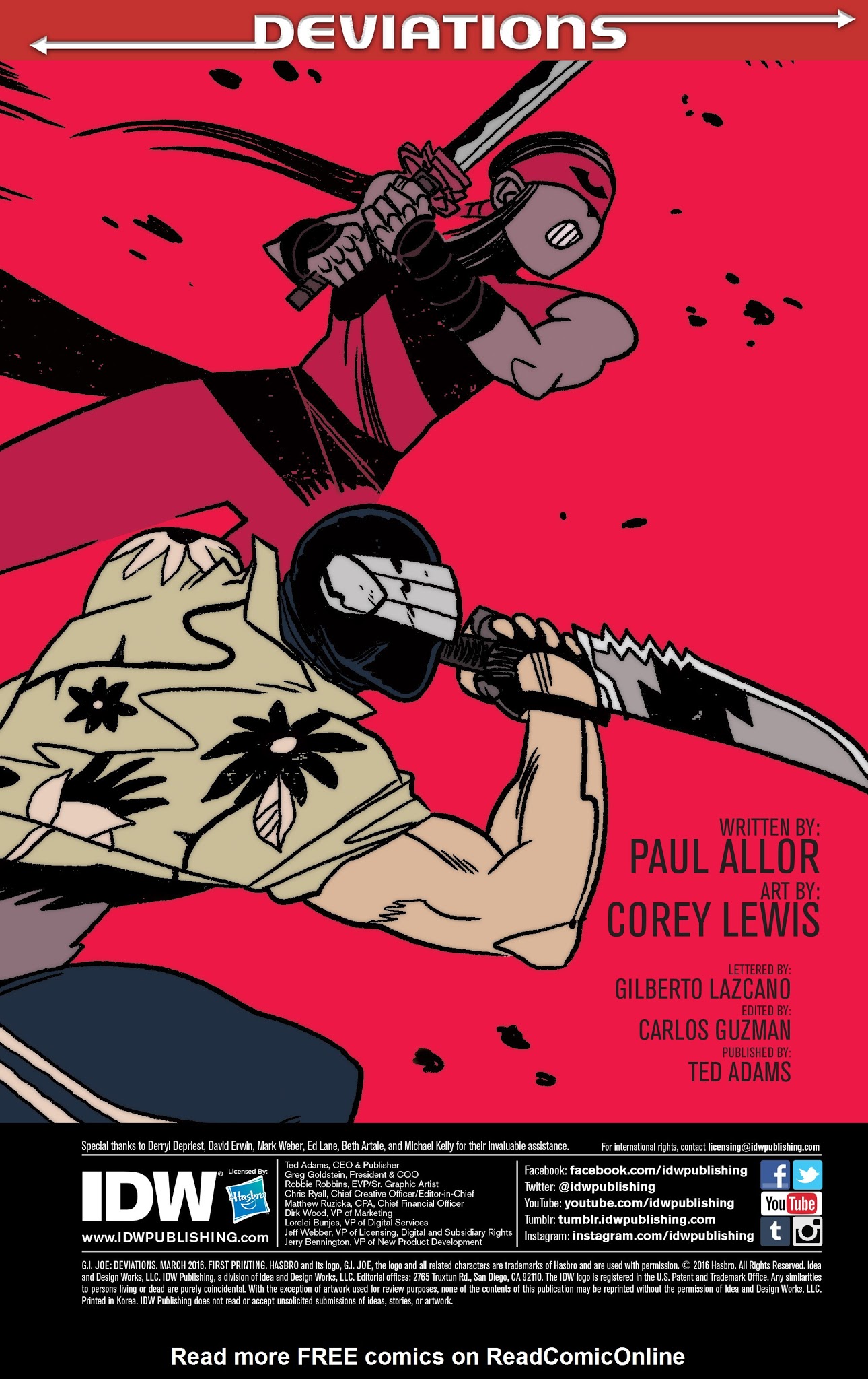 Read online G.I. Joe: Deviations comic -  Issue # Full - 26