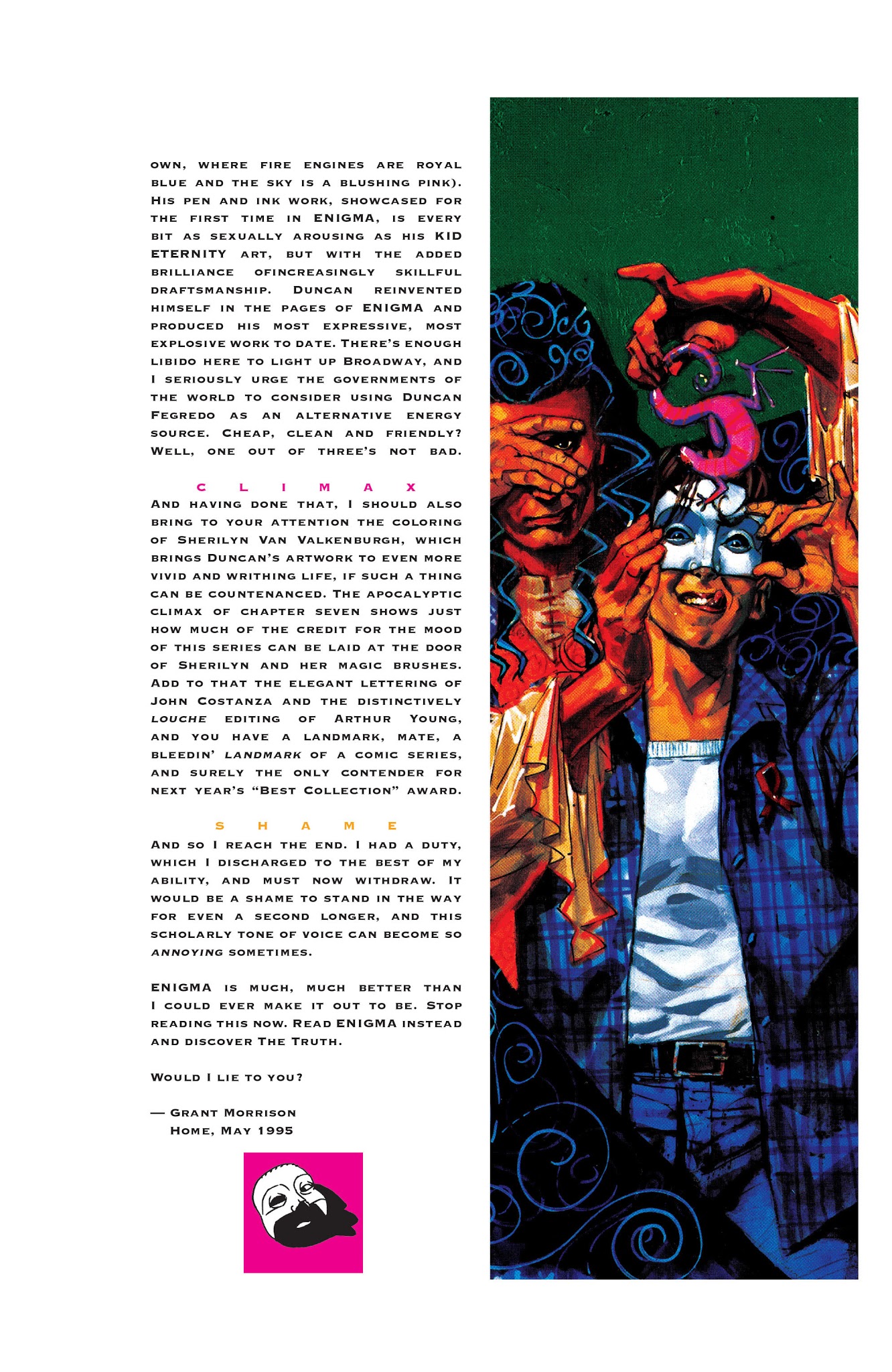 Read online Enigma comic -  Issue # TPB - 8