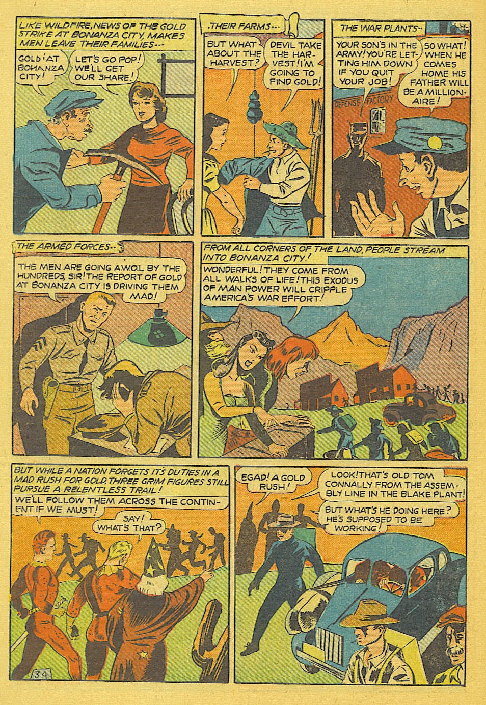 Read online Super-Mystery Comics comic -  Issue #21 - 35