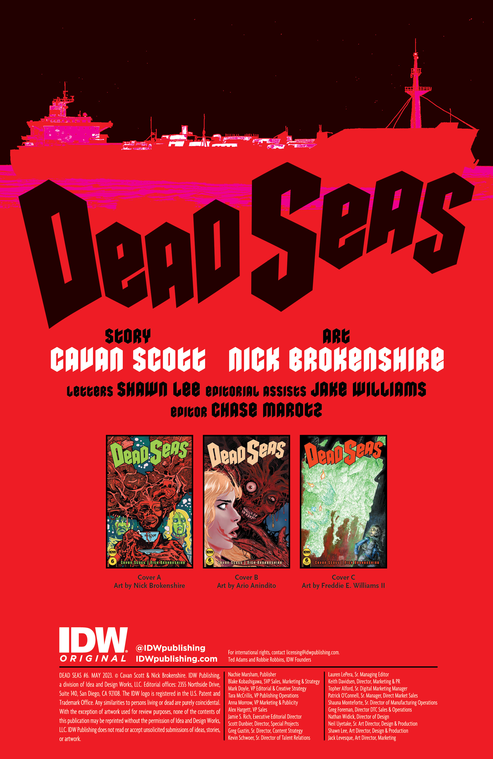 Read online Dead Seas comic -  Issue #6 - 2