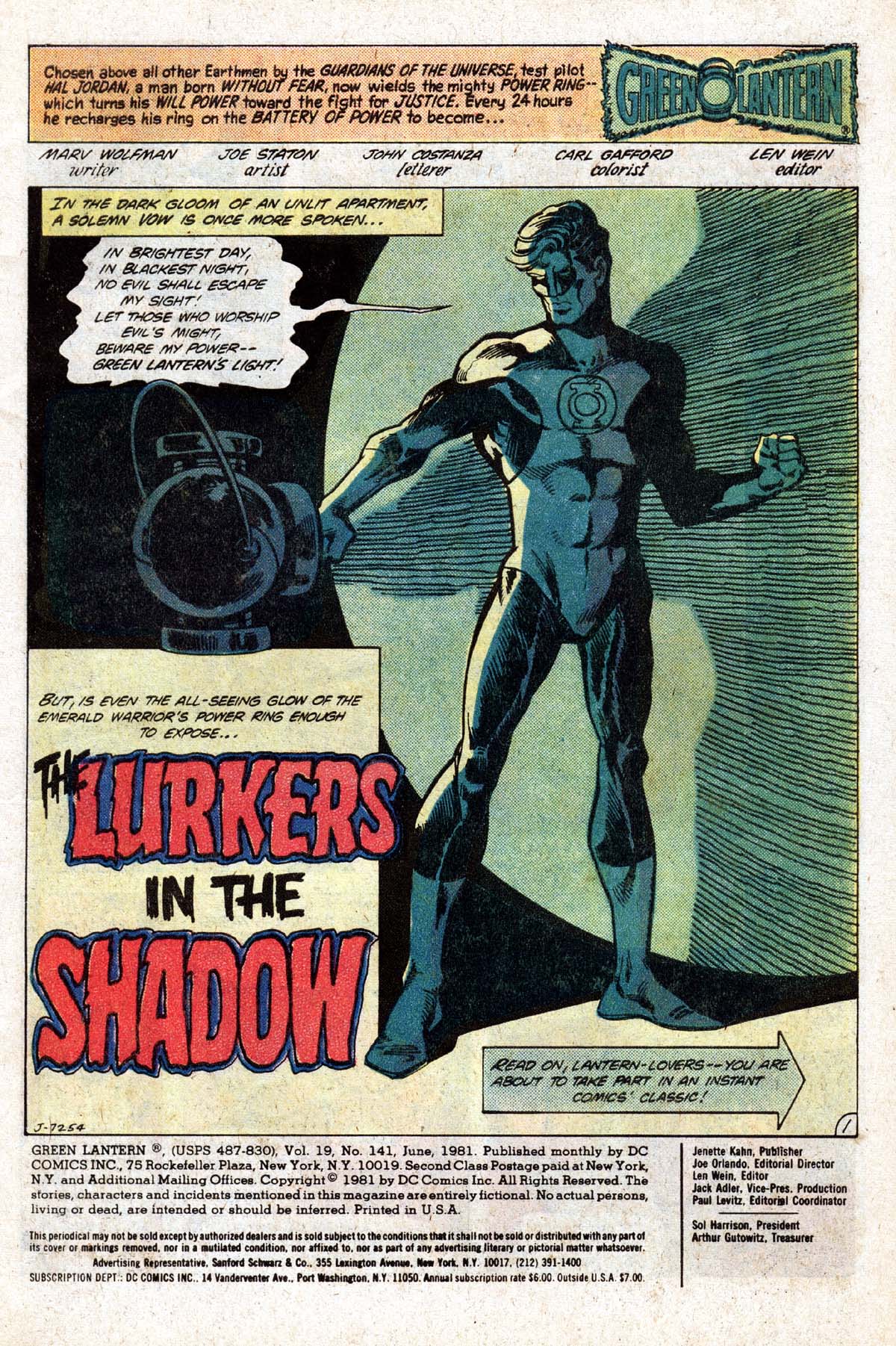 Green Lantern (1960) Issue #141 #144 - English 2