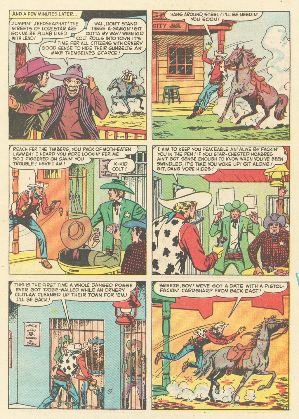 Read online Kid Colt Outlaw comic -  Issue #16 - 31