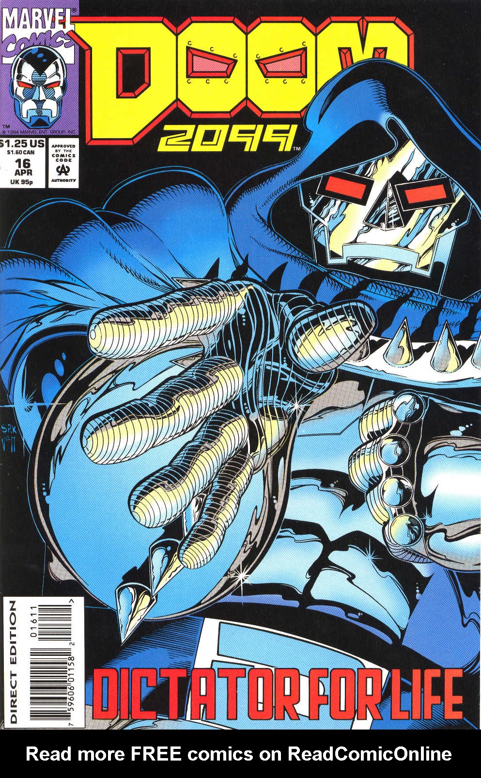 Read online Doom 2099 comic -  Issue #16 - 1