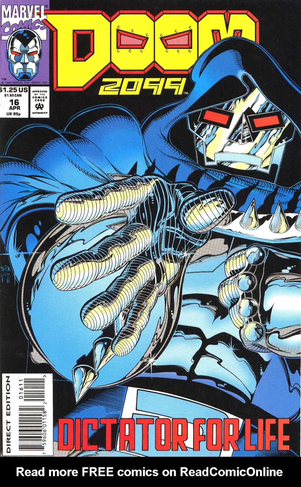 Doom 2099 (1993) issue 16 - Page 1
