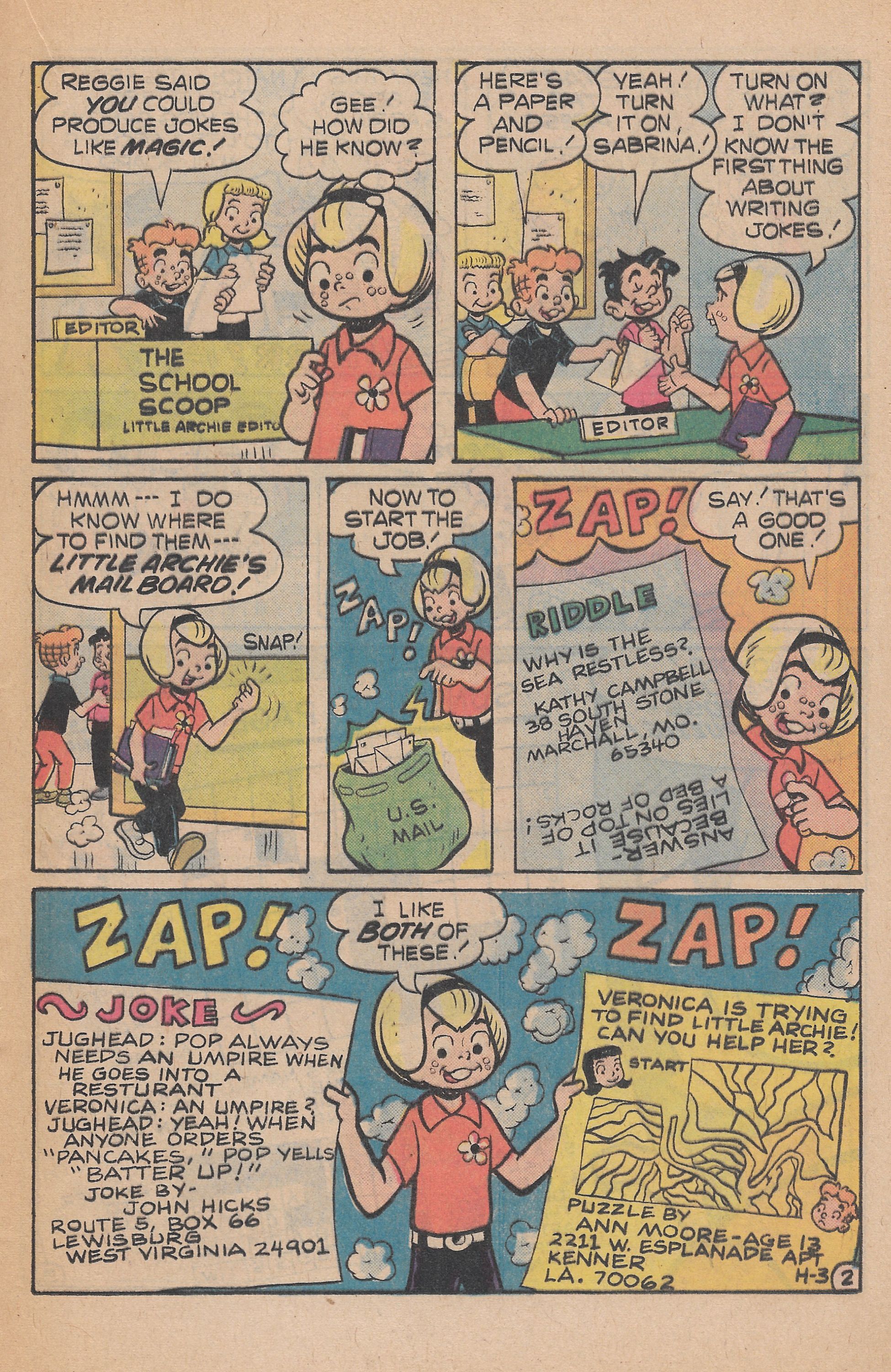 Read online The Adventures of Little Archie comic -  Issue #120 - 21