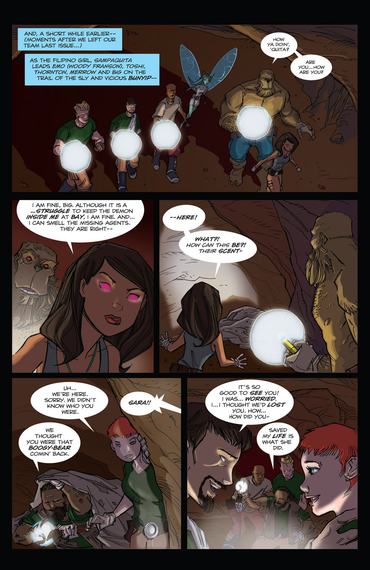 Read online The Perhapanauts: Danger Down Under! comic -  Issue #3 - 5