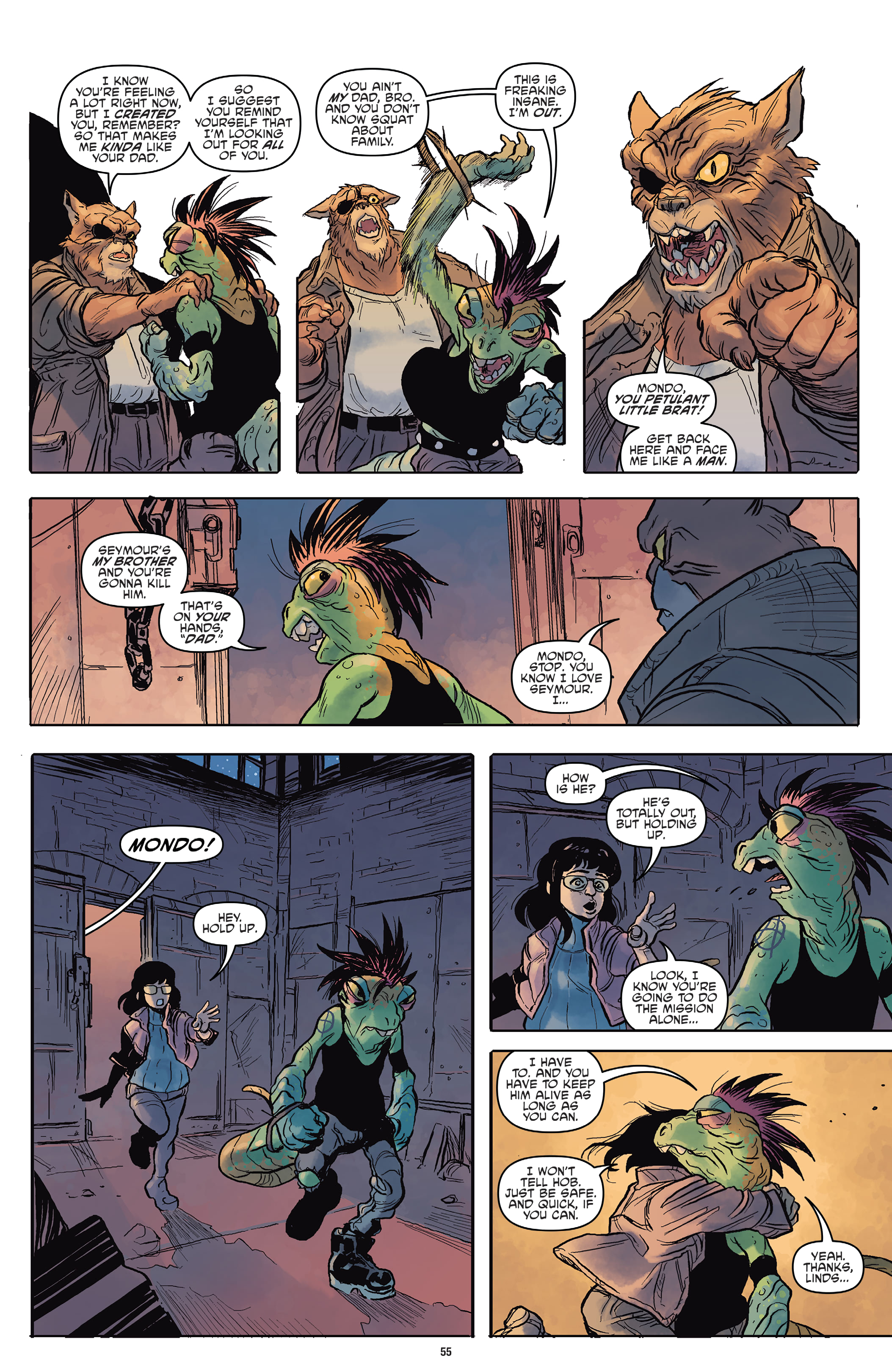 Read online Teenage Mutant Ninja Turtles: The IDW Collection comic -  Issue # TPB 12 (Part 1) - 54
