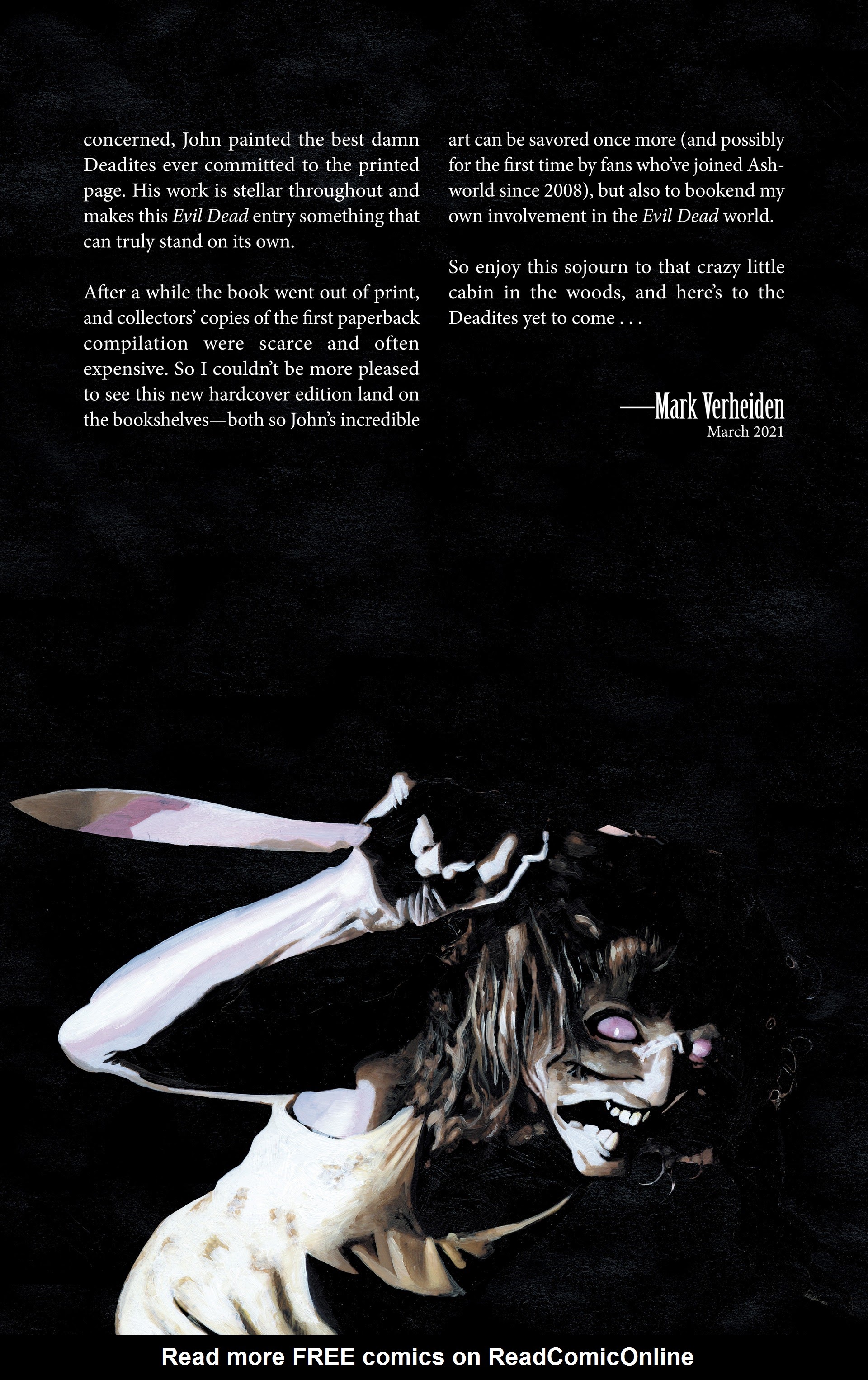 Read online The Evil Dead comic -  Issue # _40th Anniversary Edition - 104