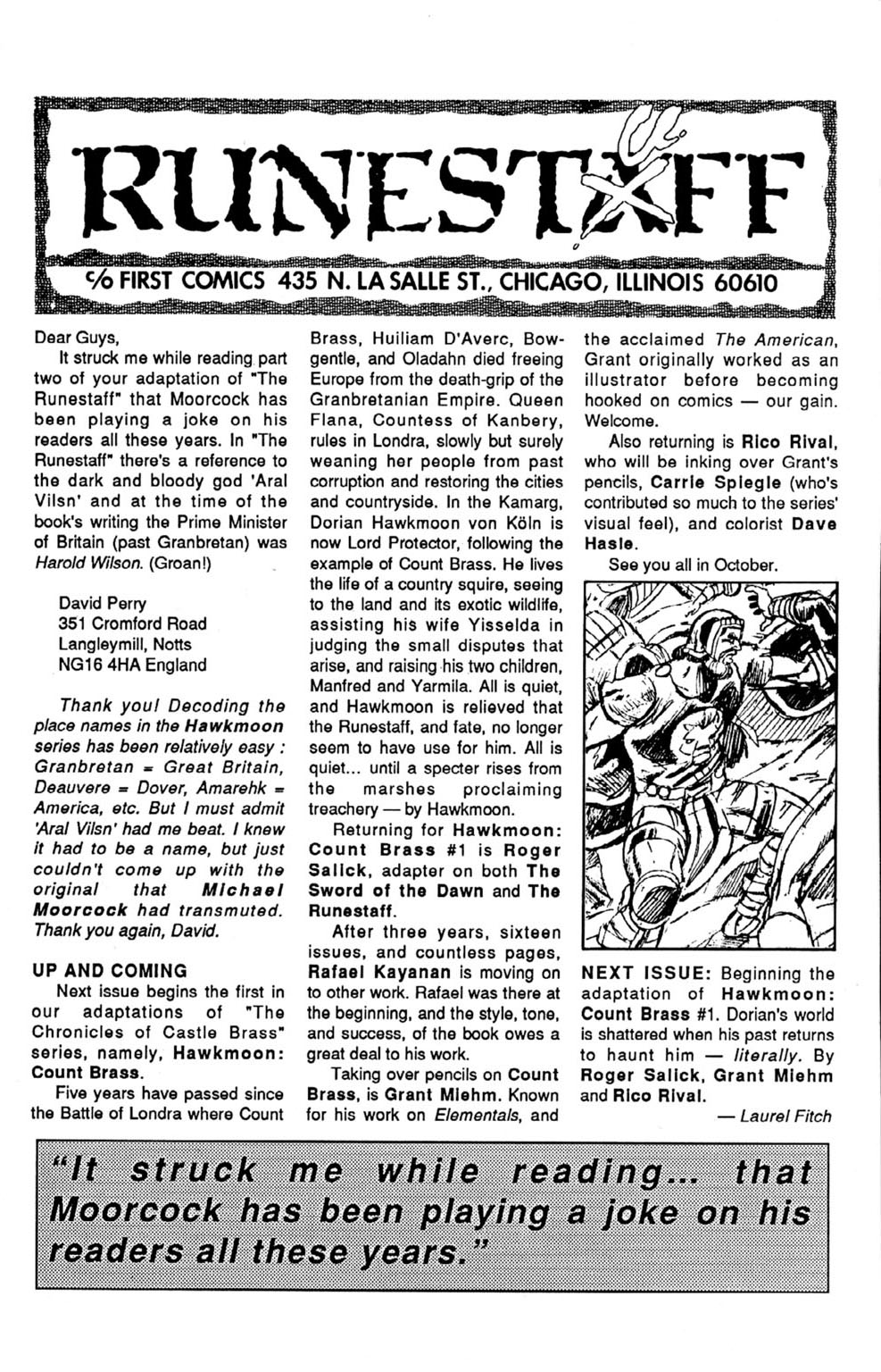 Read online Hawkmoon: The Runestaff comic -  Issue #4 - 30