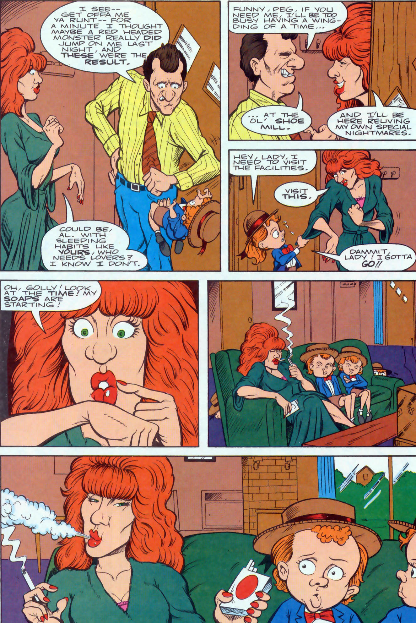 Read online Married... with Children (1990) comic -  Issue #7 - 12