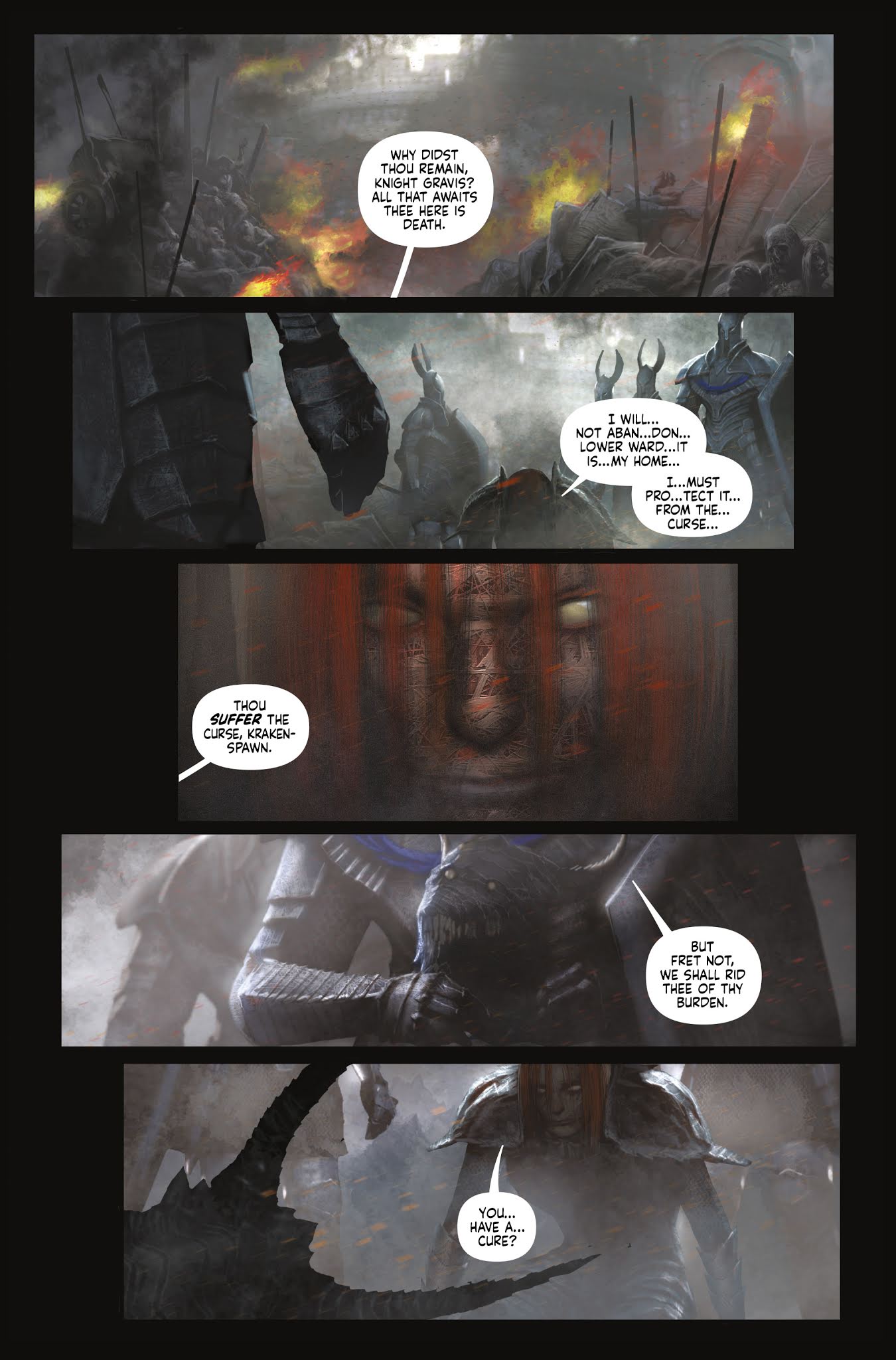 Read online Dark Souls: The Age of Fire comic -  Issue #4 - 6