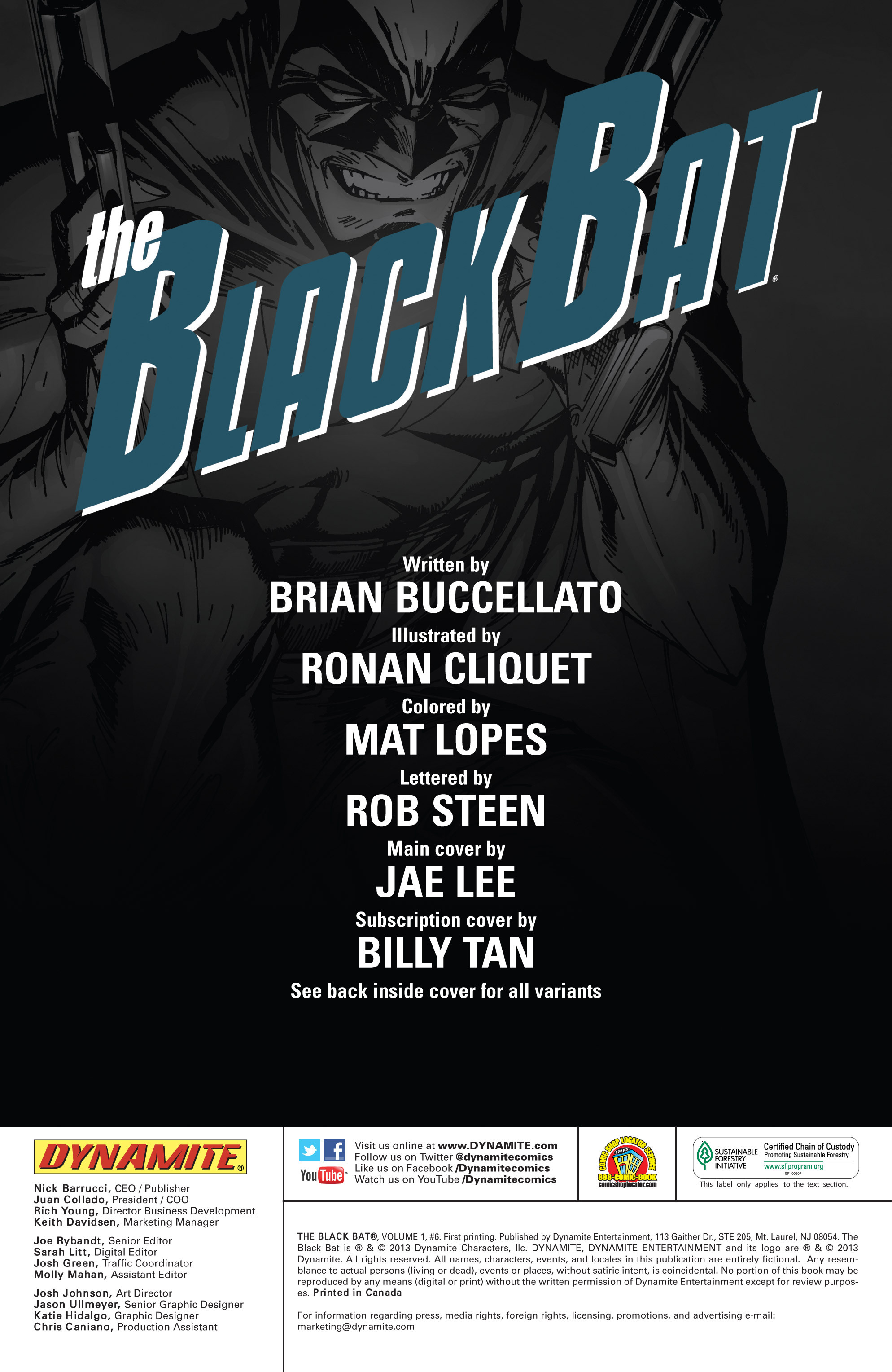 Read online The Black Bat comic -  Issue #6 - 2