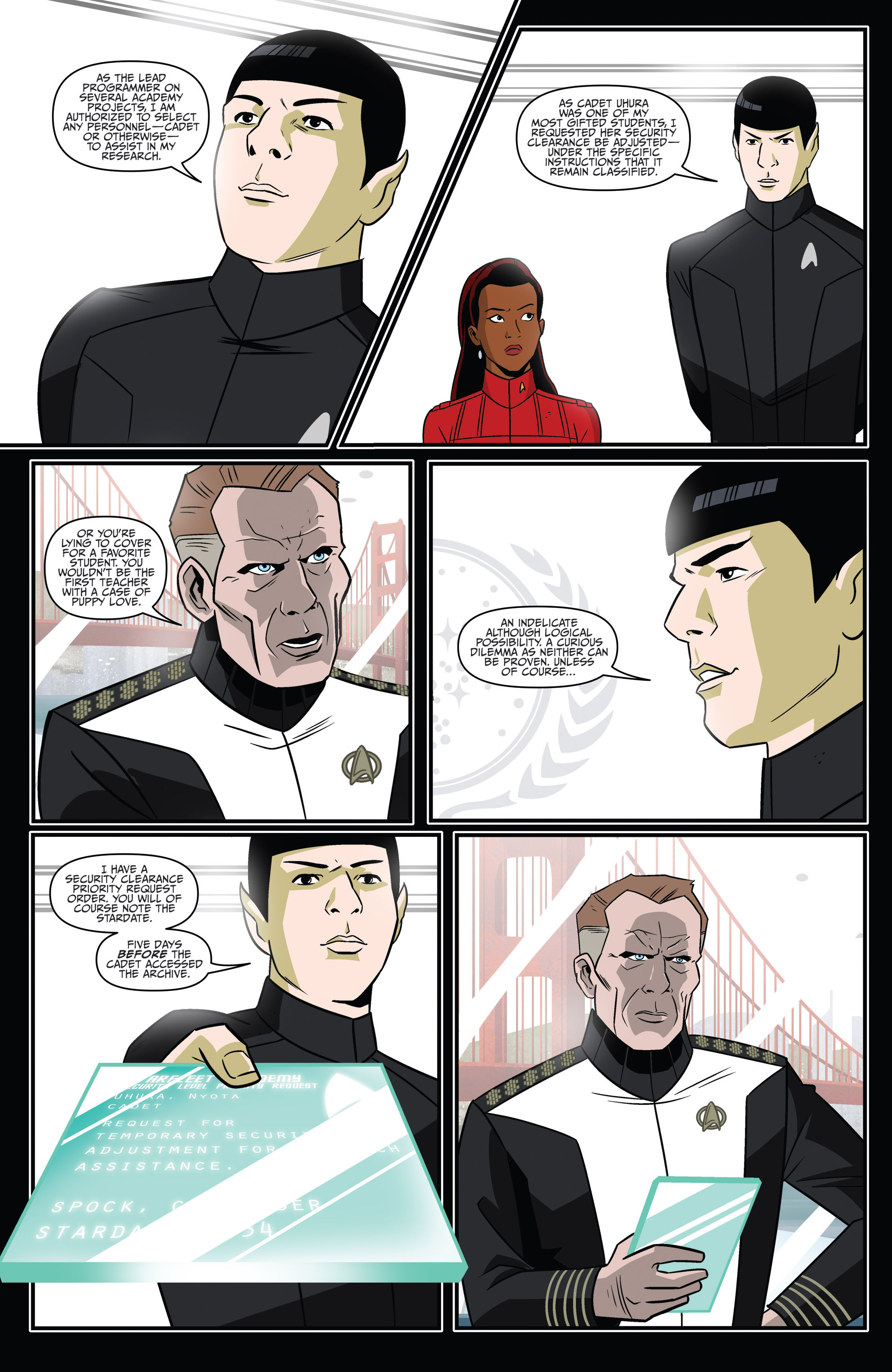 Read online Star Trek: Starfleet Academy (2015) comic -  Issue #4 - 9