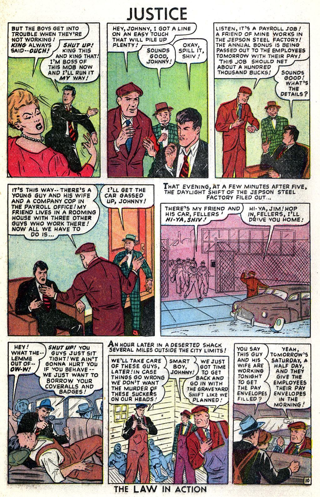 Read online Justice (1947) comic -  Issue #9 - 12