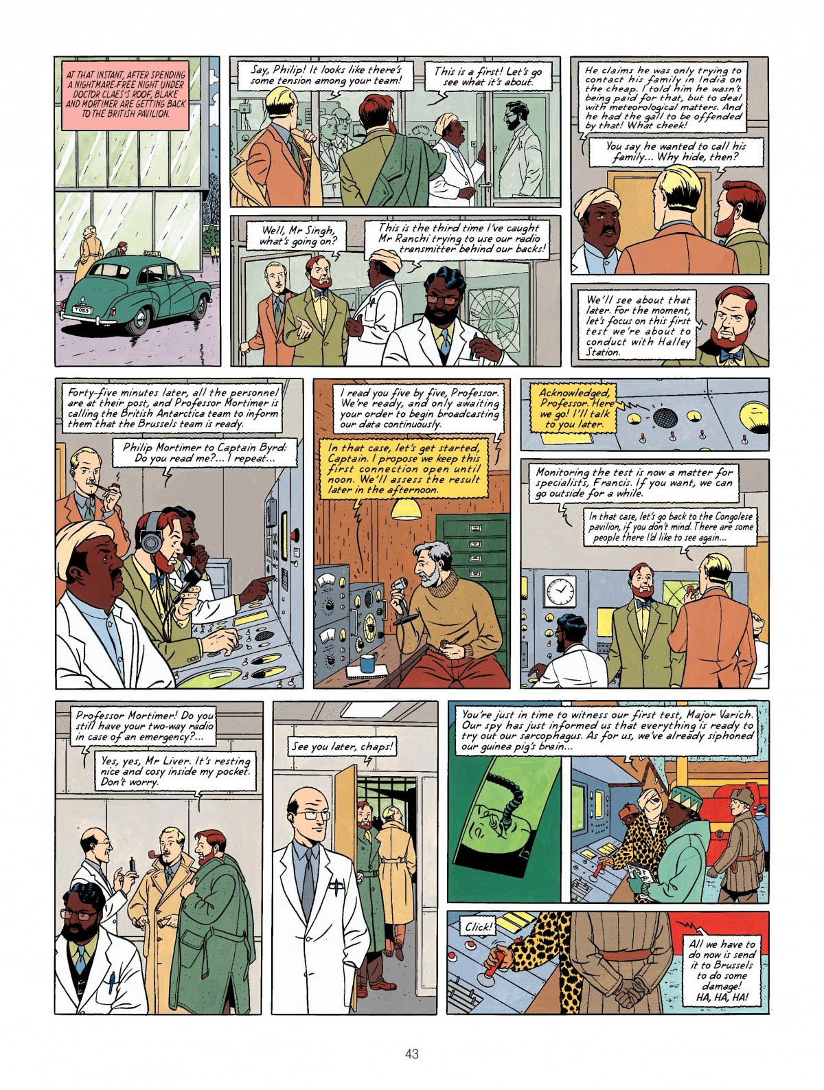 Read online The Adventures of Blake & Mortimer comic -  Issue #9 - 45