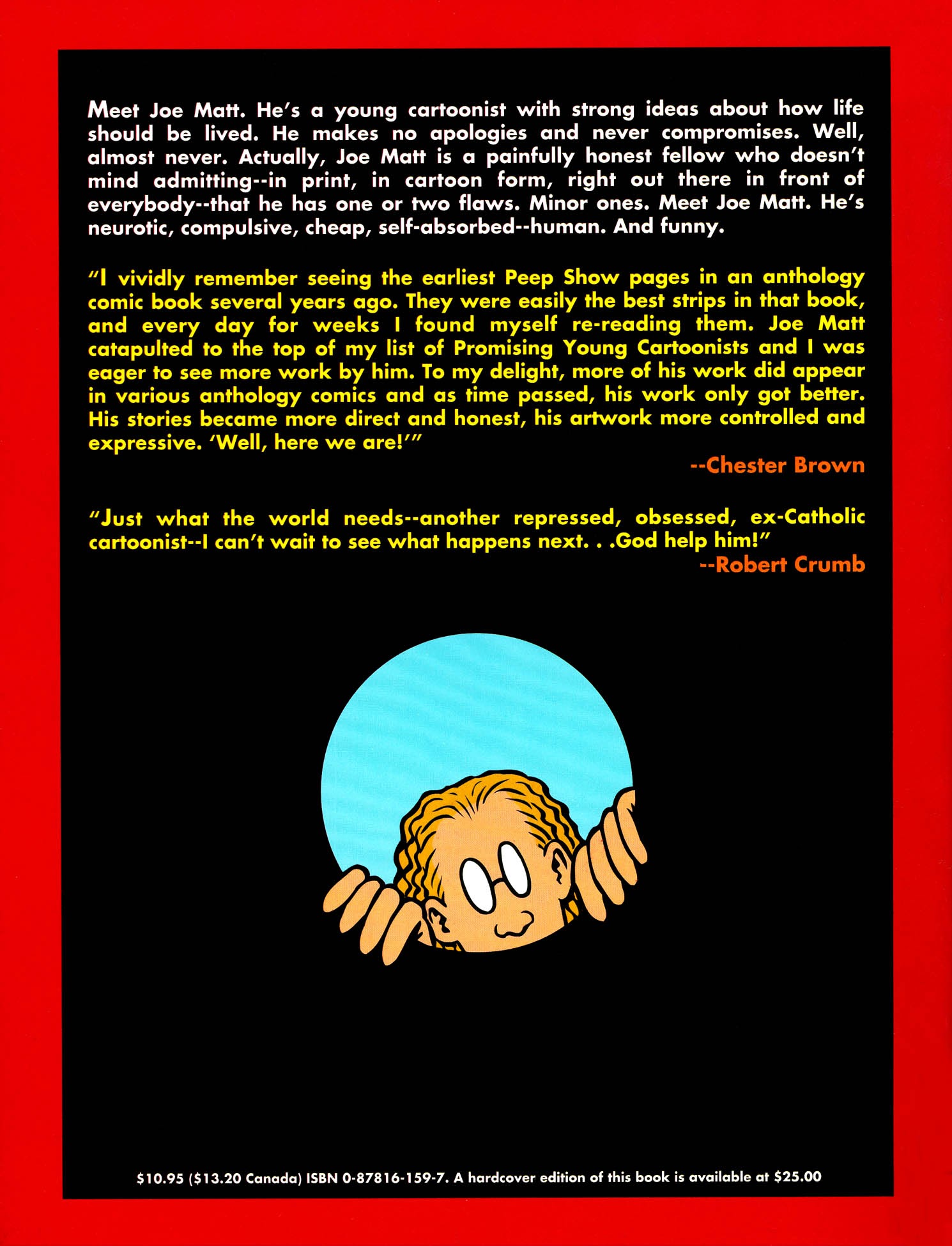 Read online Peepshow: The Cartoon Diary of Joe Matt comic -  Issue # Full - 96